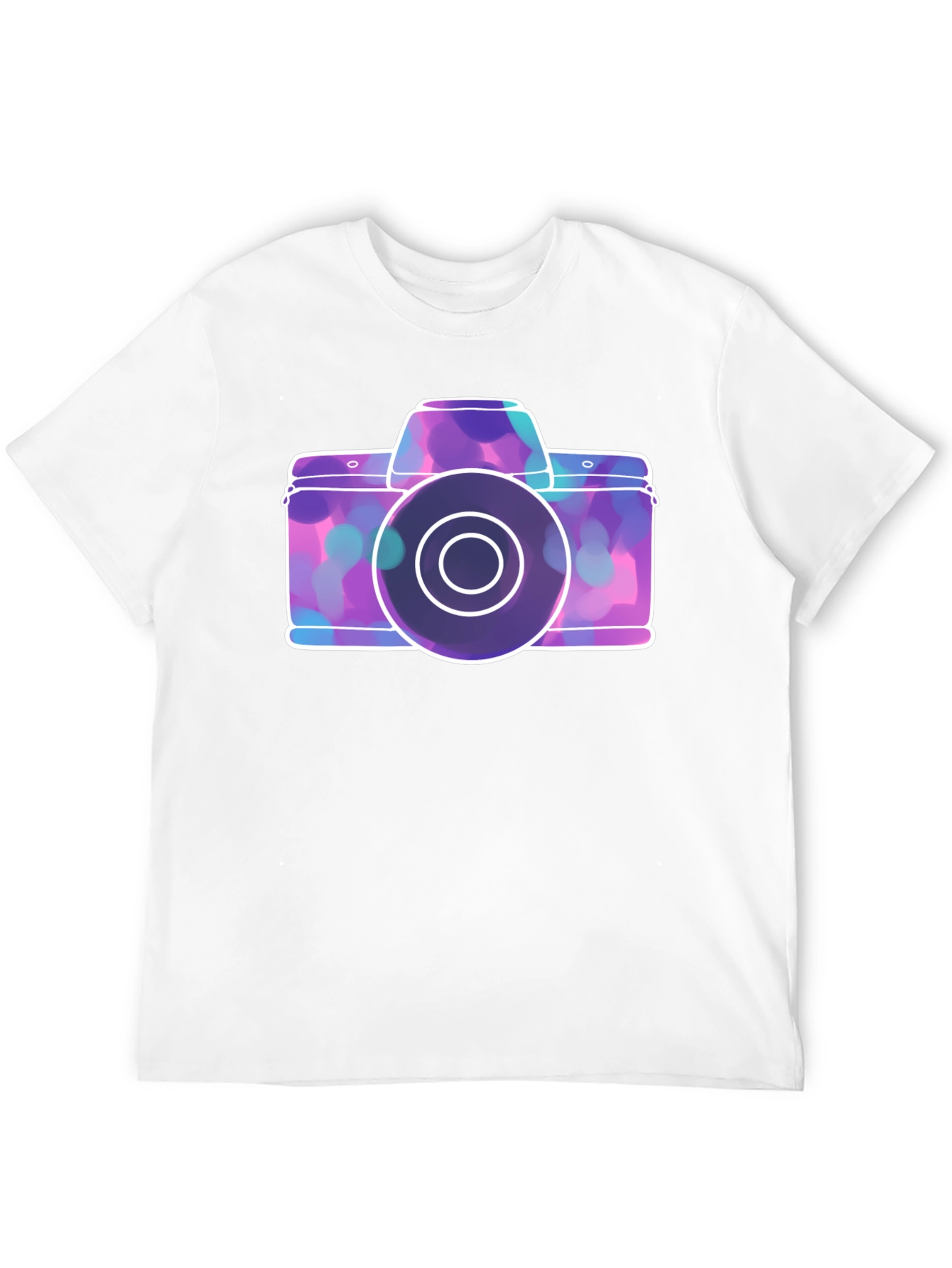 Camera Graphic Tee - Artistic Casual Wear