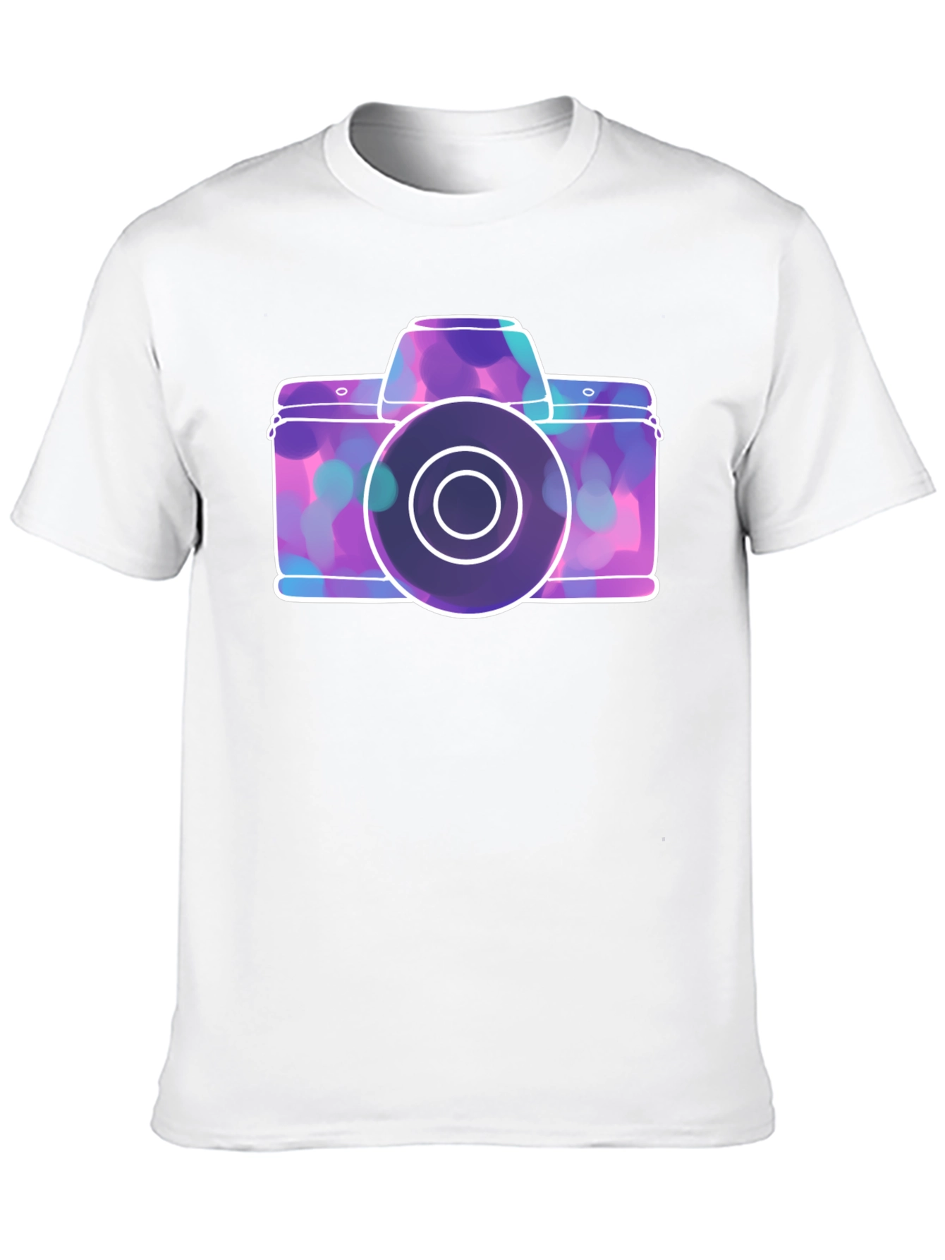 Camera Graphic Tee - Artistic Casual Wear