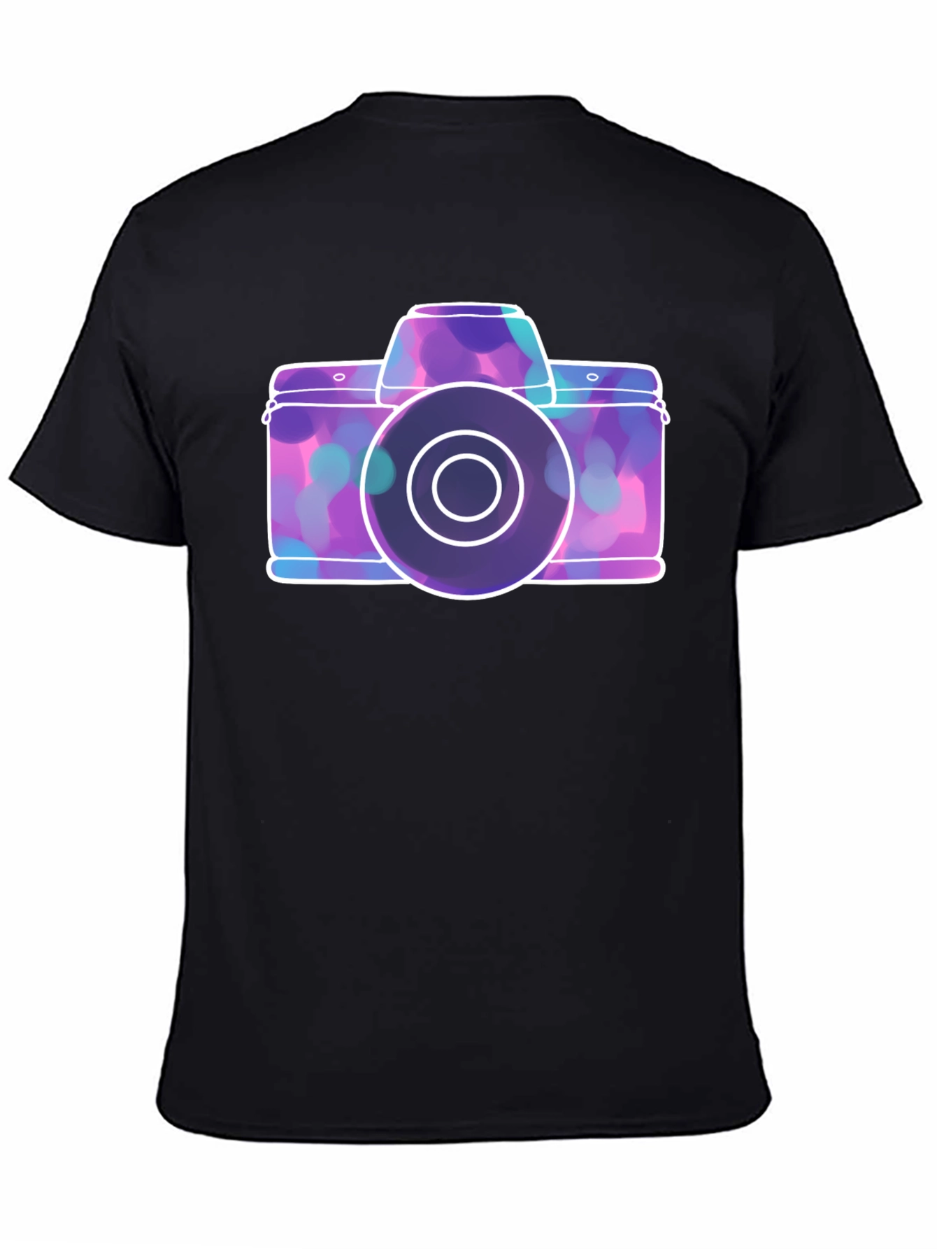 Camera Graphic Tee - Artistic Casual Wear