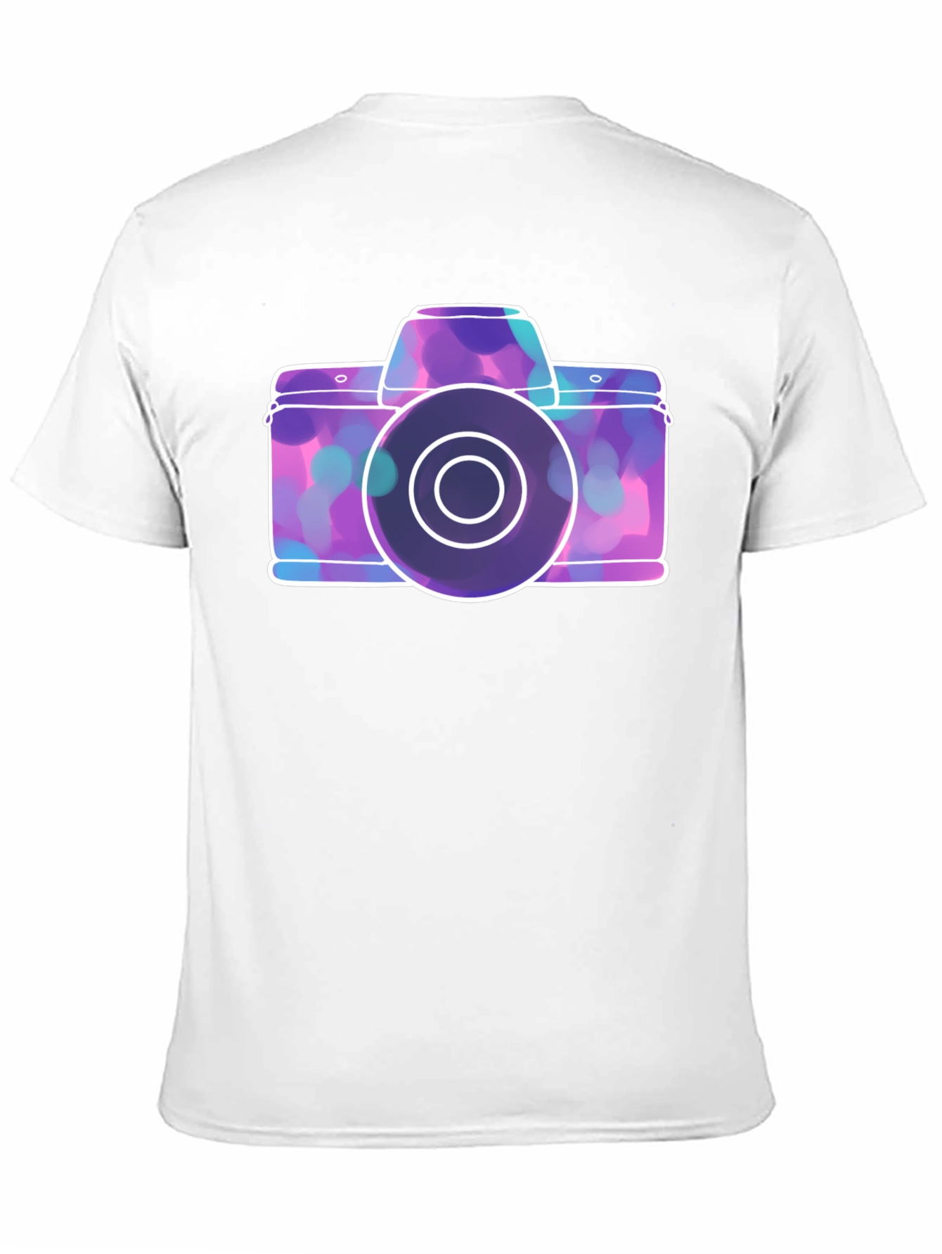 Camera Graphic Tee - Artistic Casual Wear