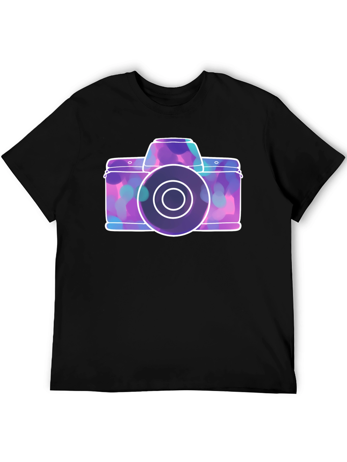 Camera Graphic Tee - Artistic Casual Wear
