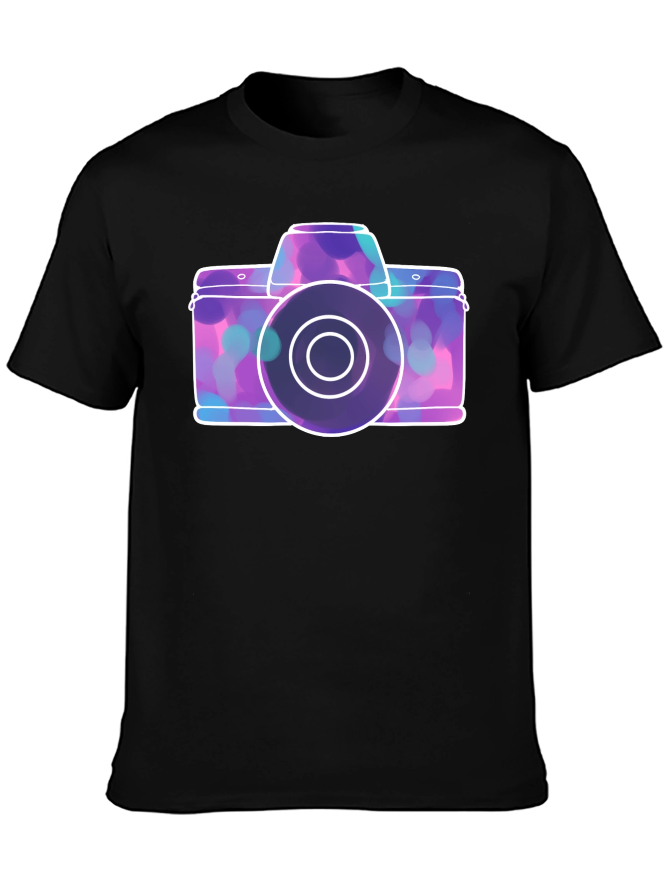 Camera Graphic Tee - Artistic Casual Wear