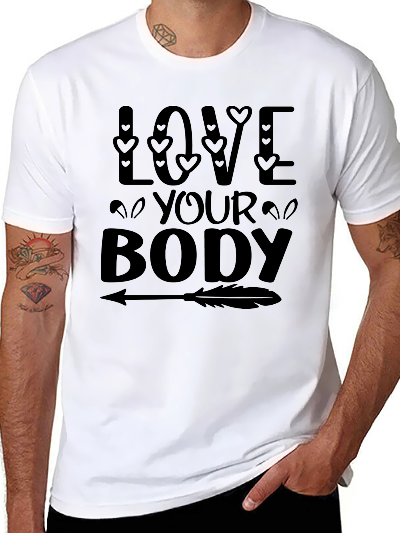 Love Your Body Graphic Tee