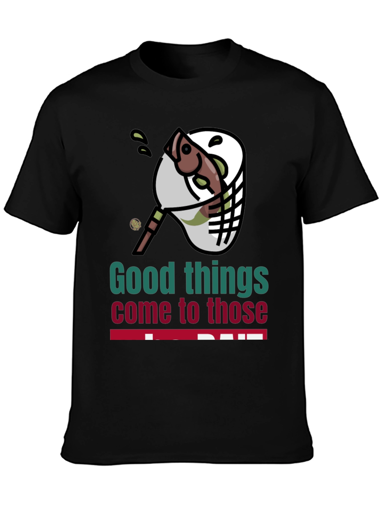 Fishing Net Graphic Tee - Good Things Come