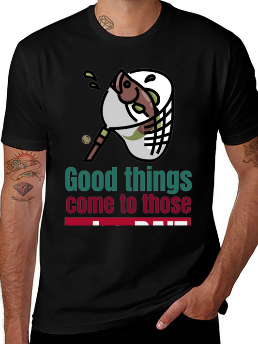 Fishing Net Graphic Tee - Good Things Come