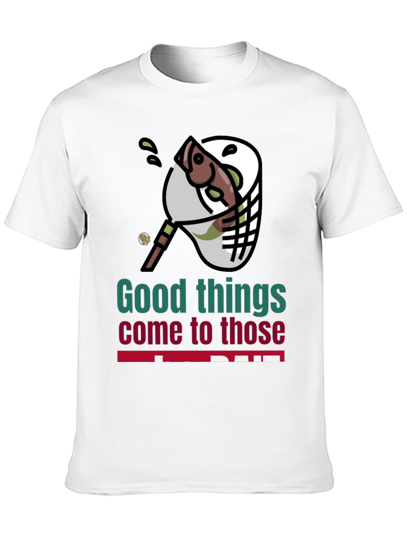 Fishing Net Graphic Tee - Good Things Come
