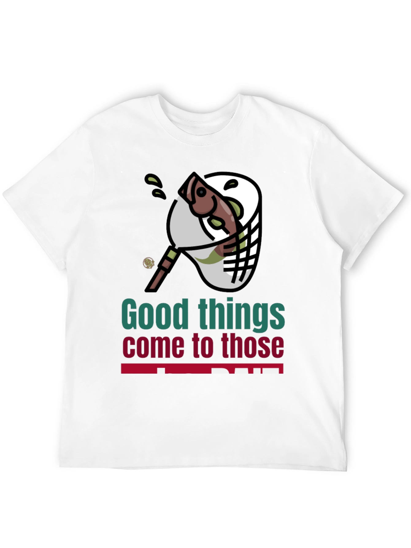 Fishing Net Graphic Tee - Good Things Come
