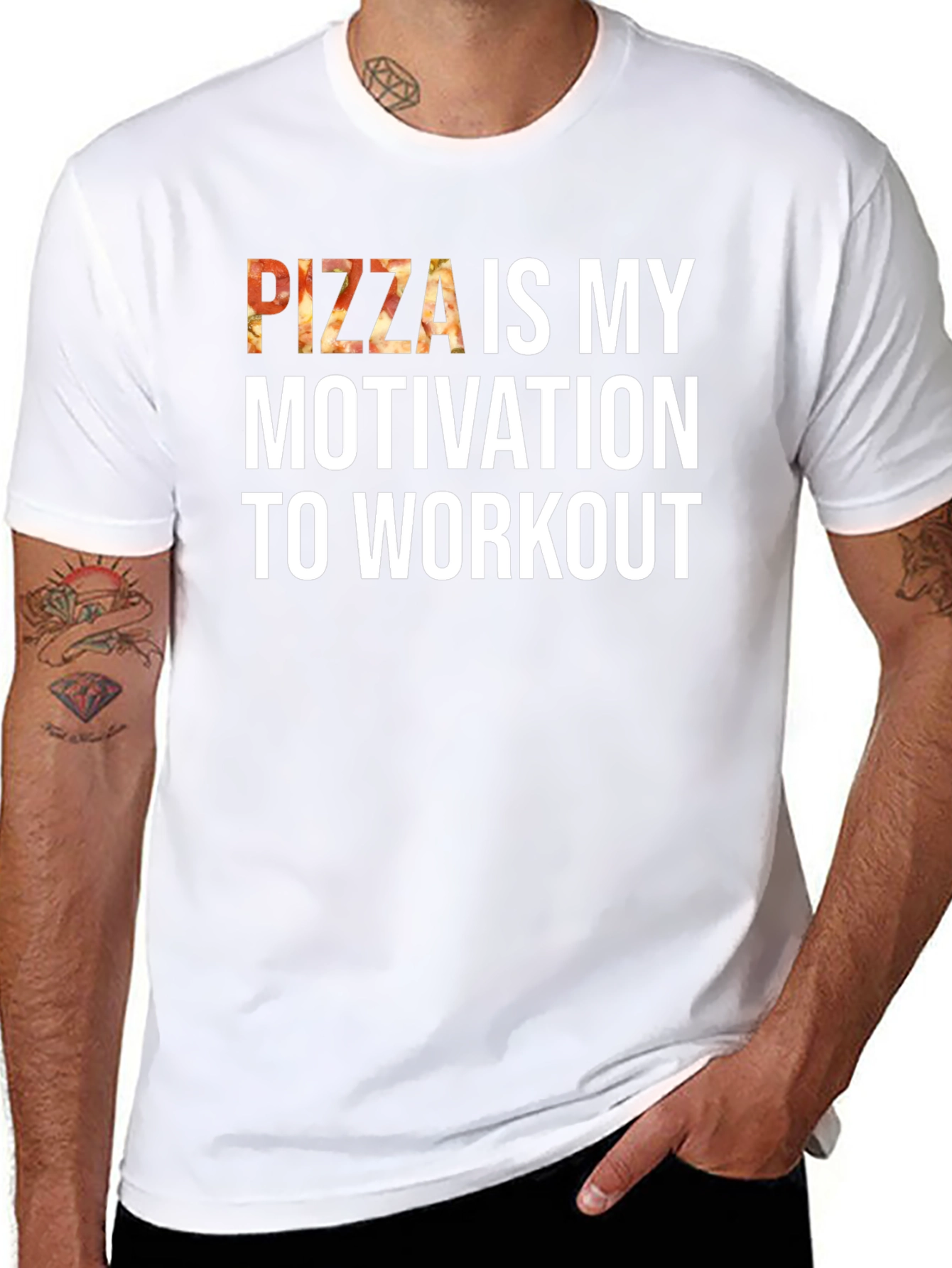 Pizza Motivation Workout Tee - Unisex
