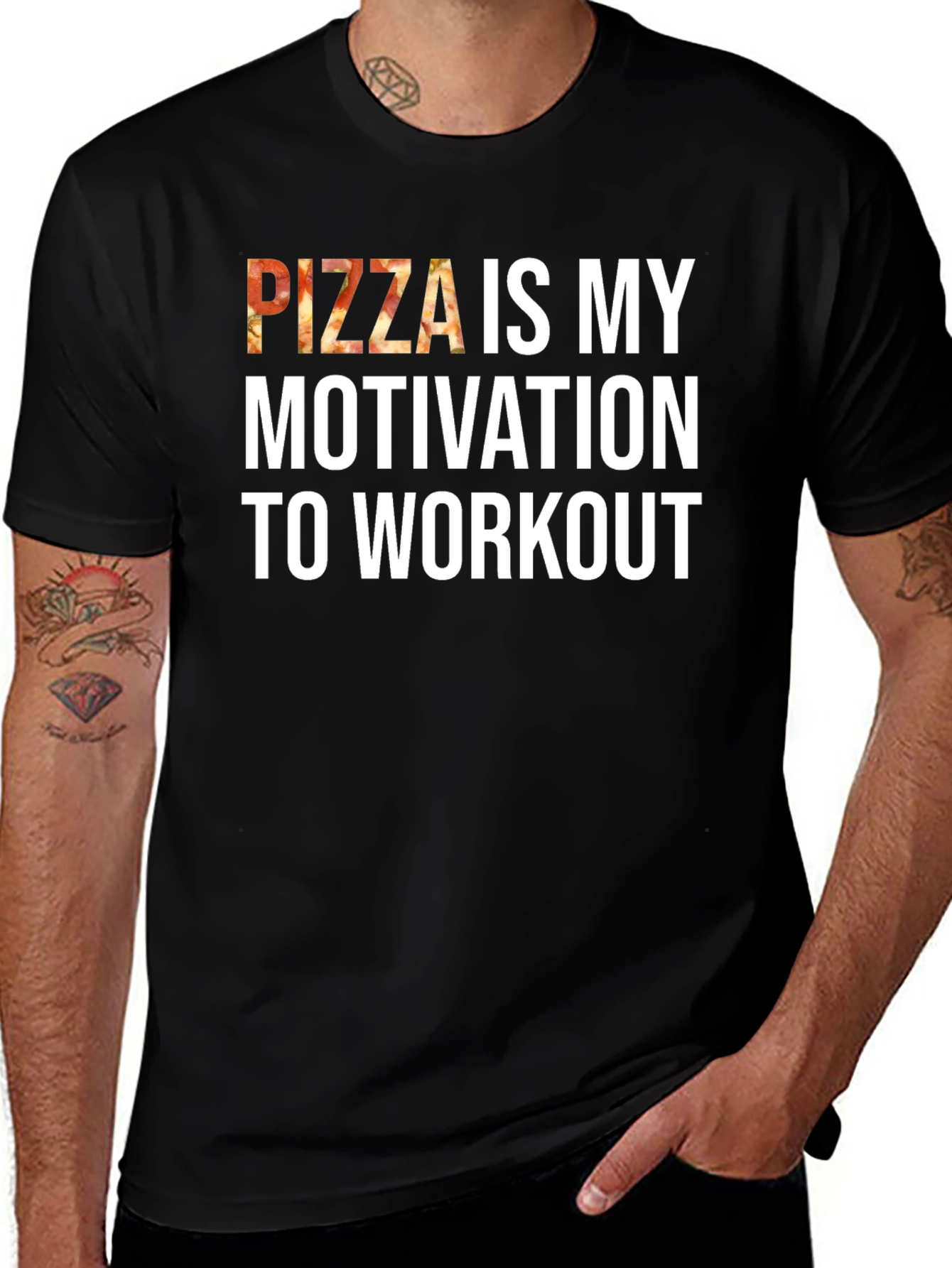 Pizza Motivation Workout Tee - Unisex