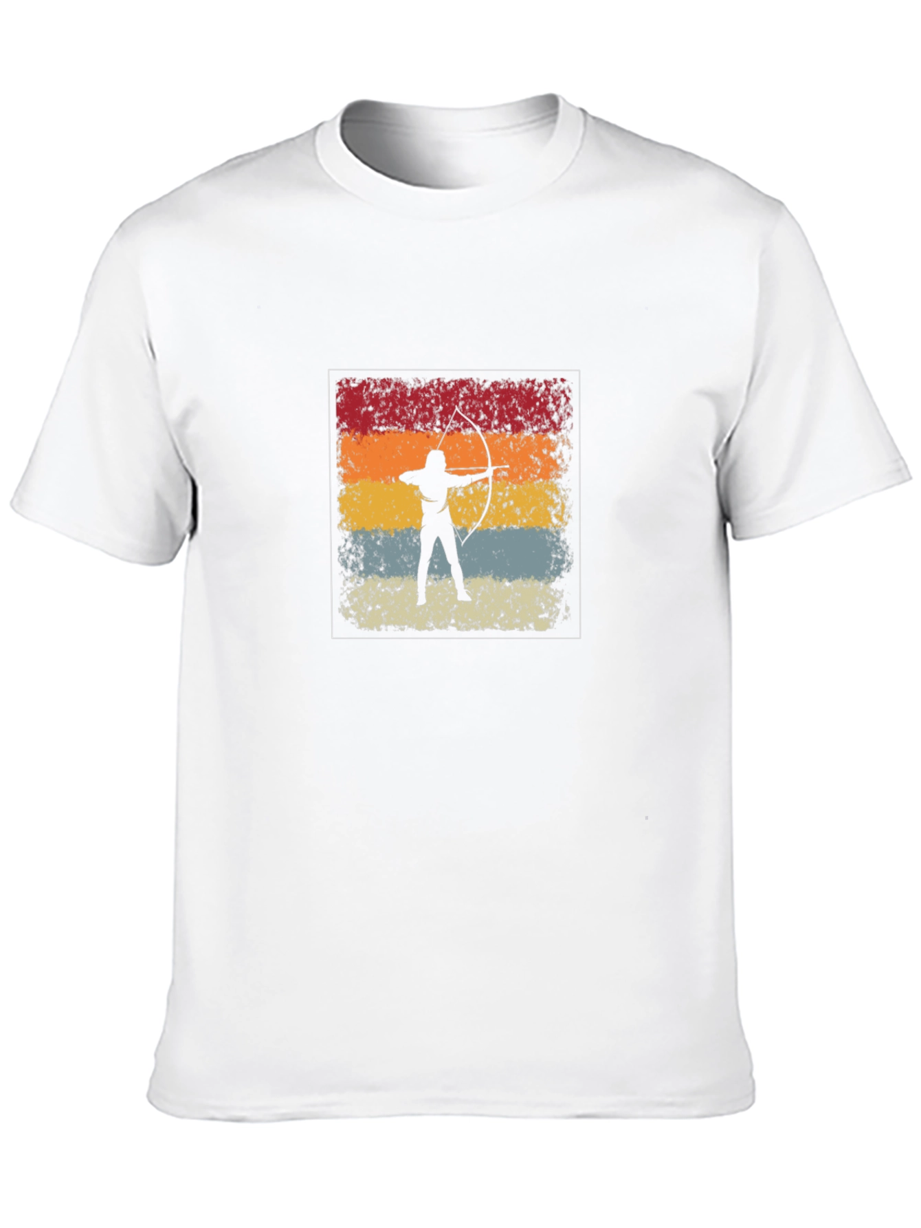 Archery Retro Style Black T-Shirt