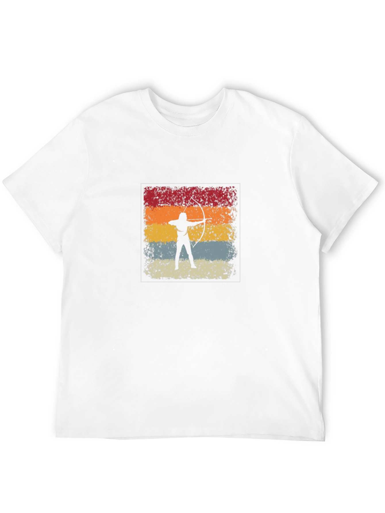 Archery Retro Style Black T-Shirt