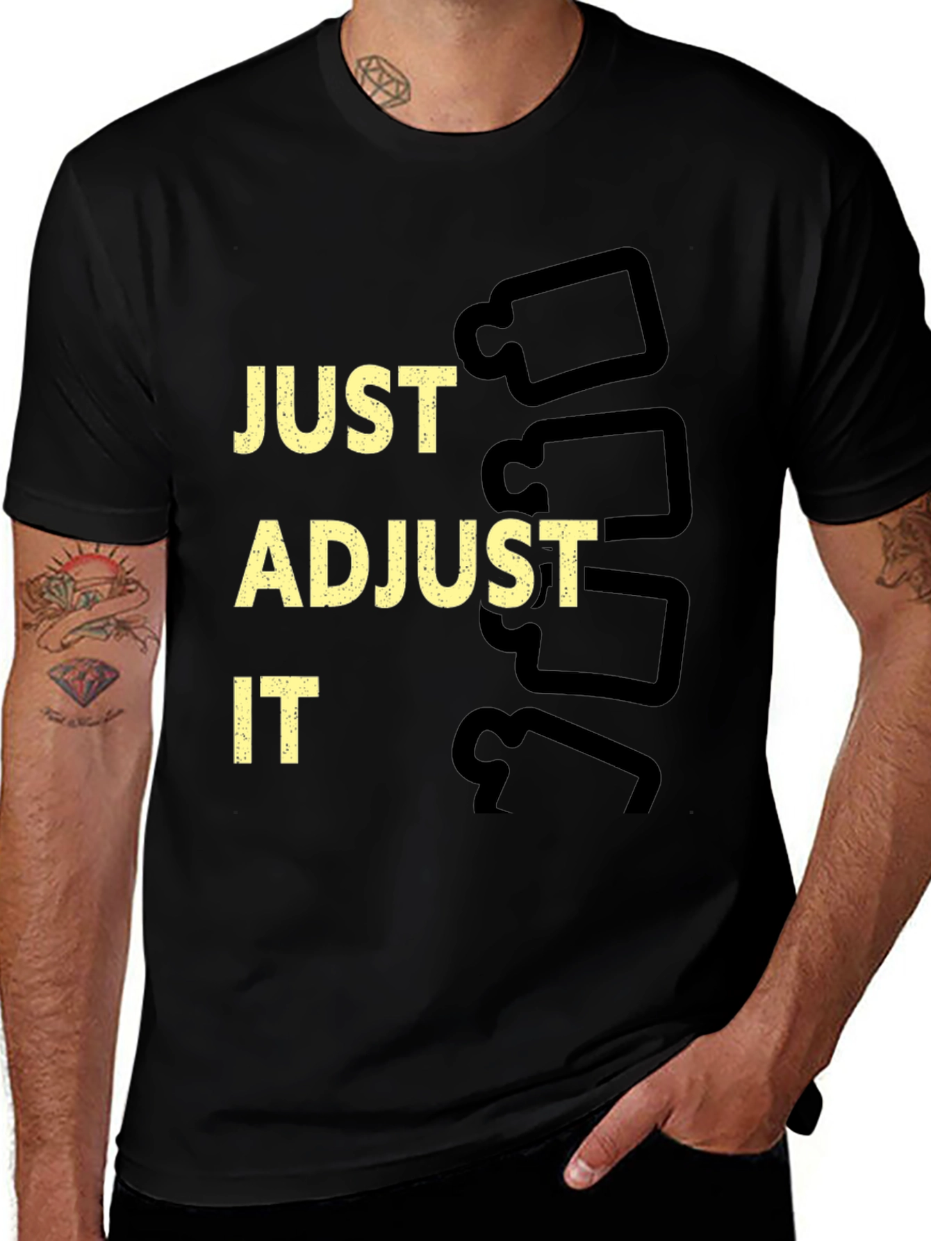 Just Adjust It Chiropractic T-Shirt