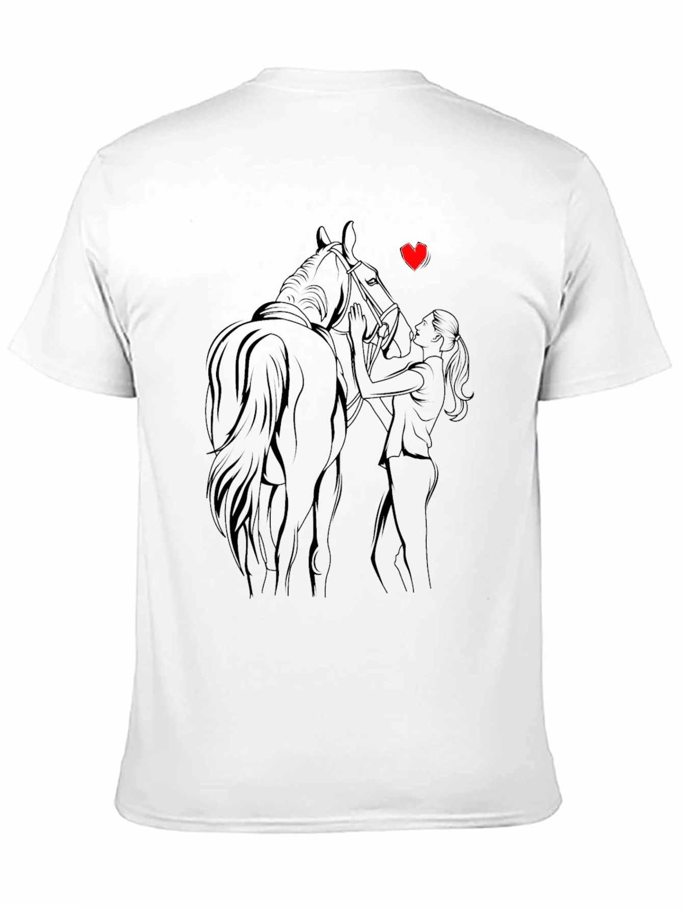 Horse Lover Graphic Tee - Unisex Black T-Shirt