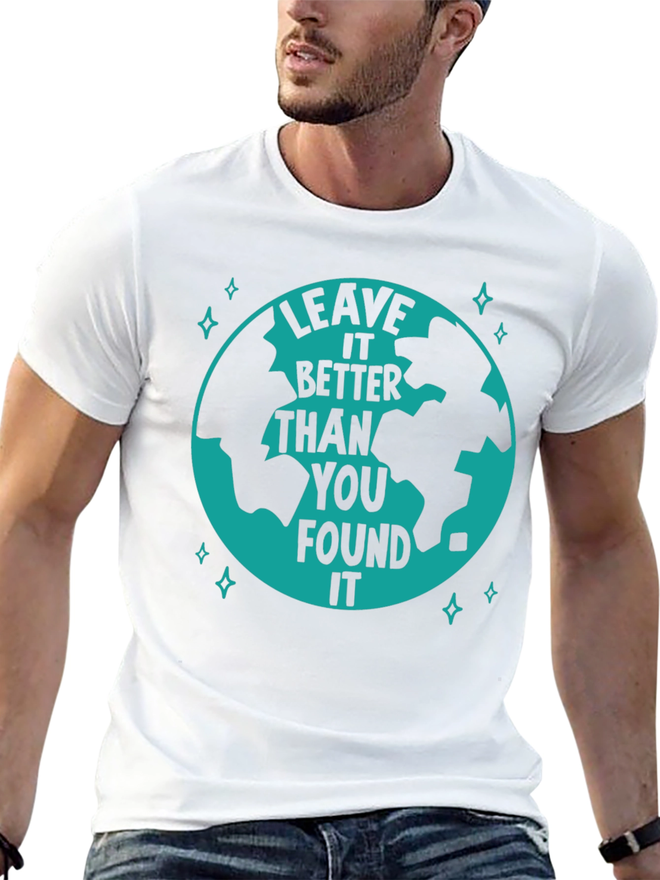 Leave It Better Earth Graphic T-Shirt