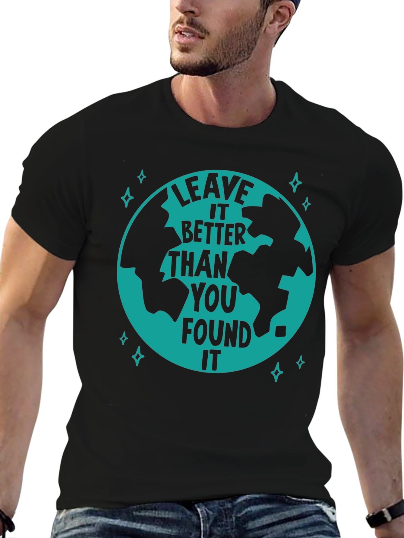 Leave It Better Earth Graphic T-Shirt
