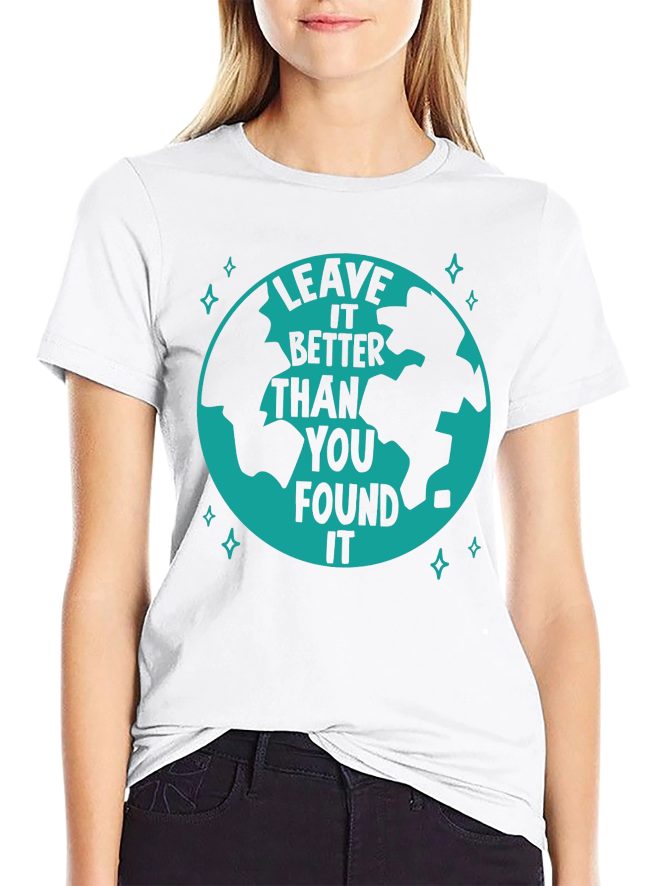 Leave It Better Earth Graphic T-Shirt