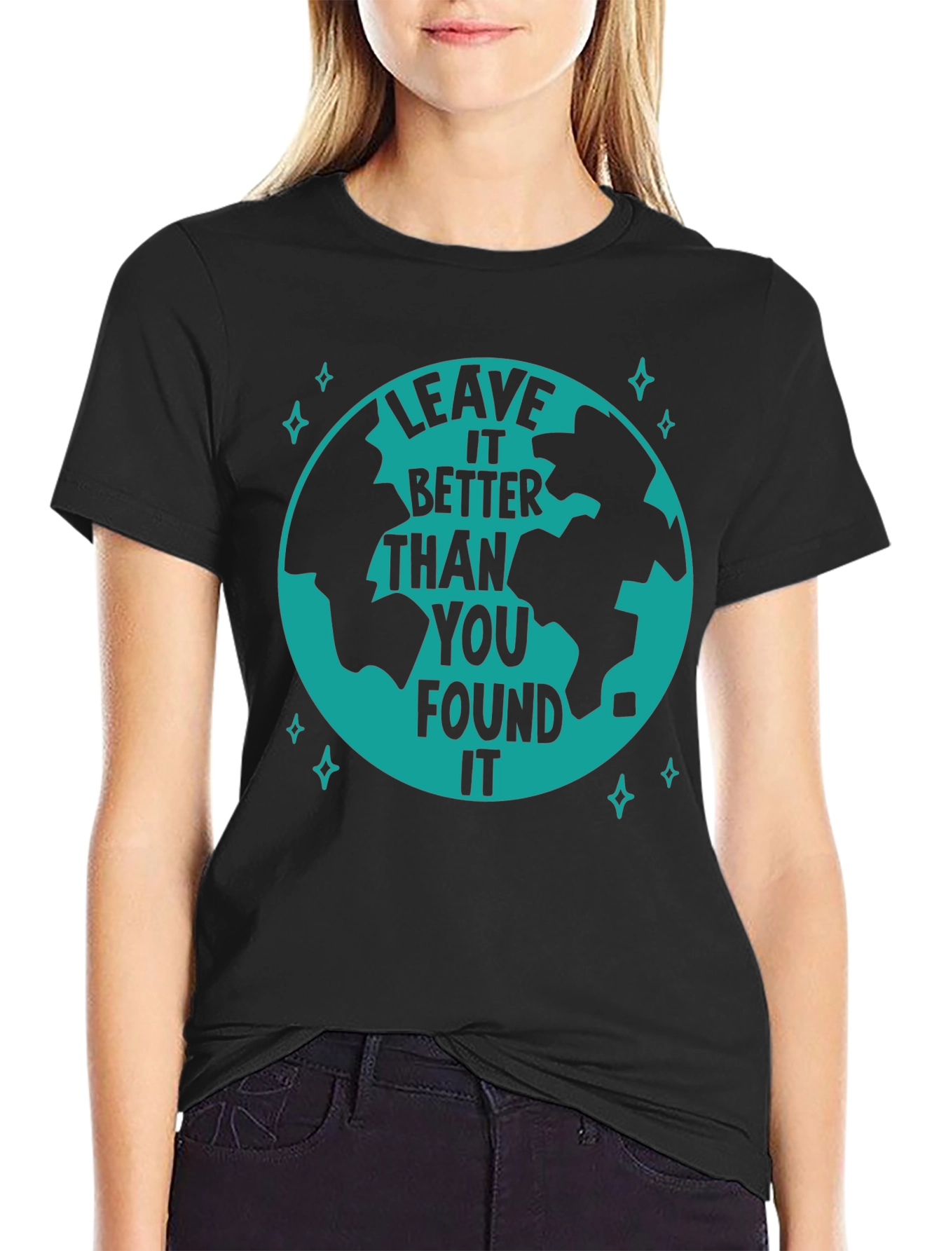 Leave It Better Earth Graphic T-Shirt