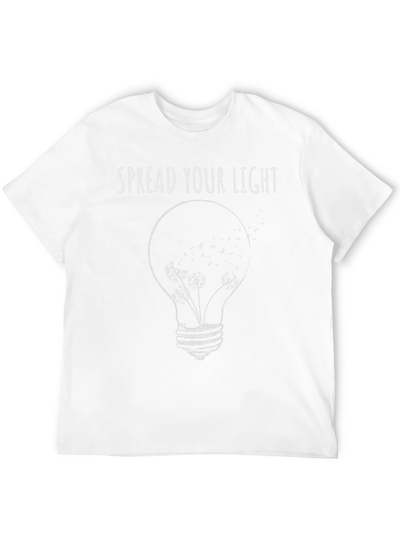 Spread Your Light Graphic Tee - Stylish Black T-Shirt