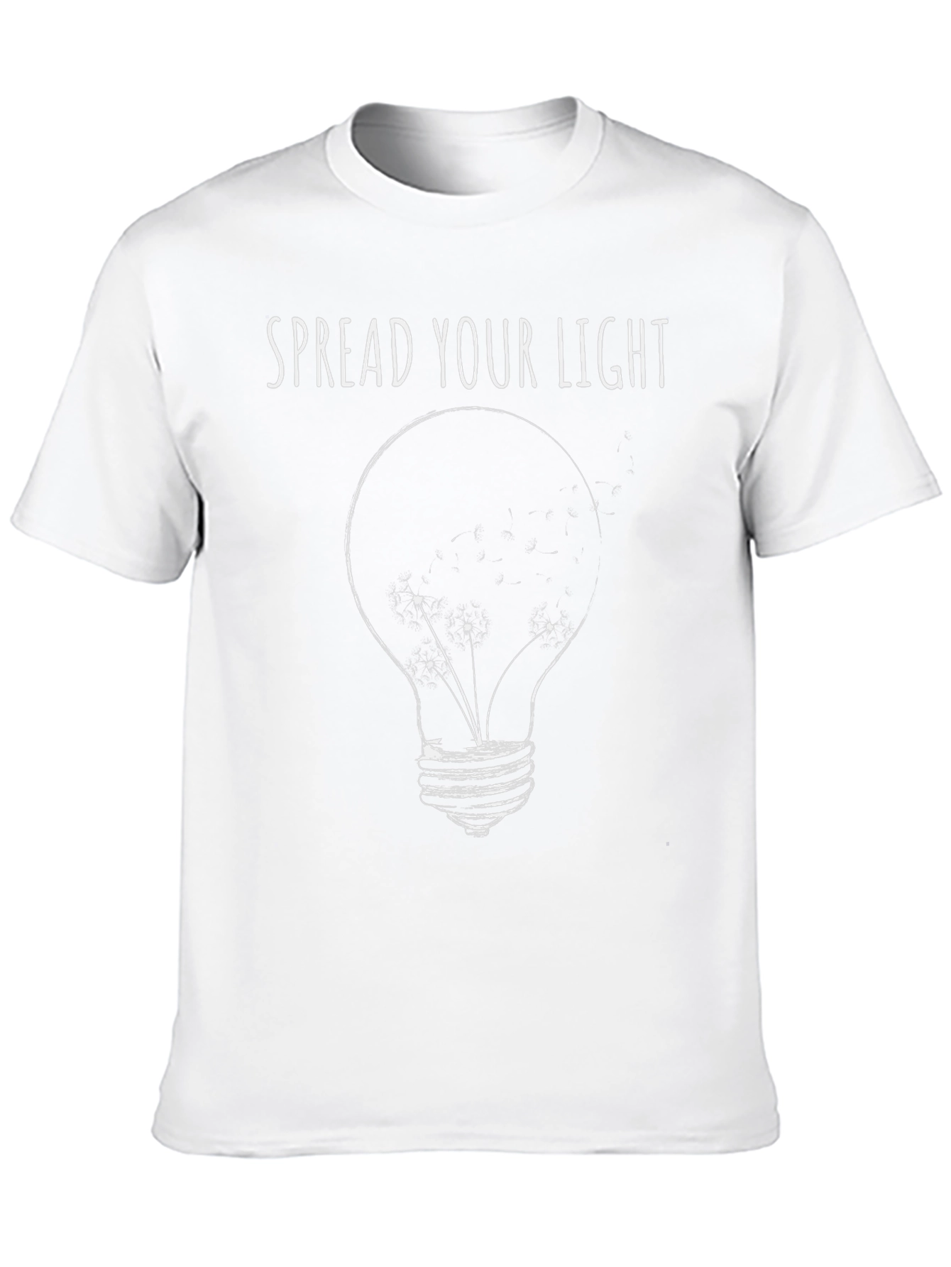 Spread Your Light Graphic Tee - Stylish Black T-Shirt