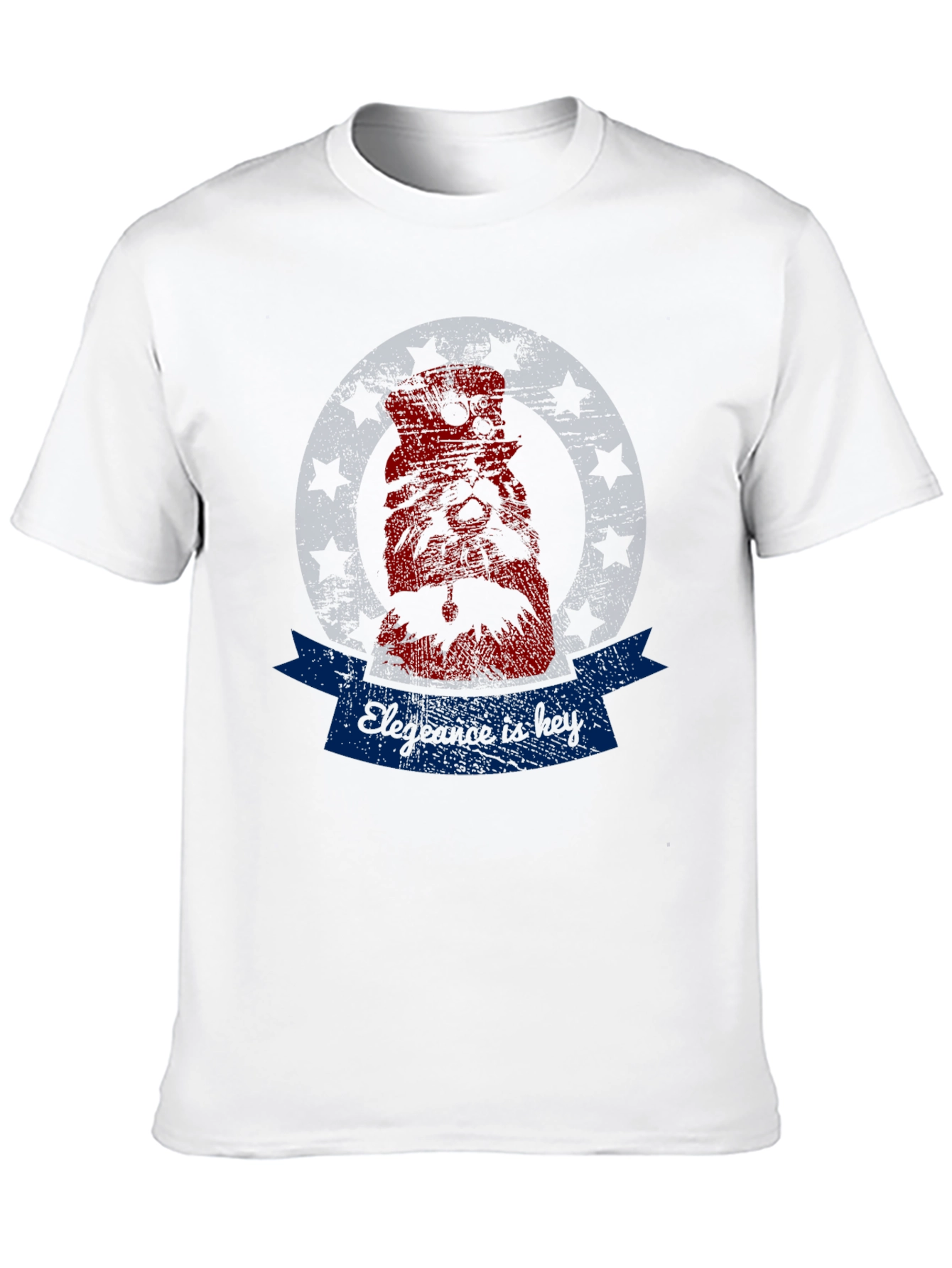 Mens Elegance is Key Graphic Tee