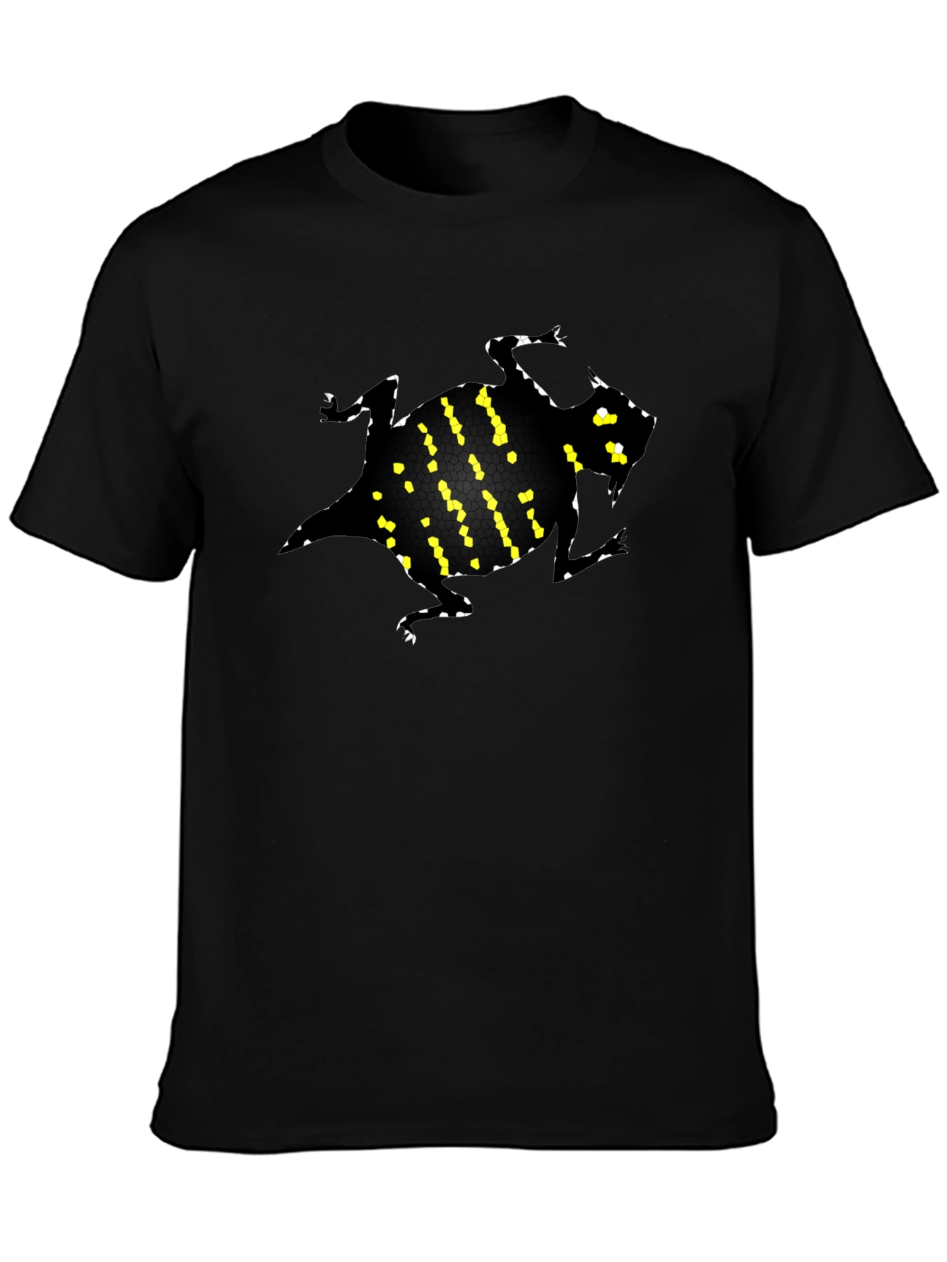 Black T-Shirt with Unique Frog Graphic