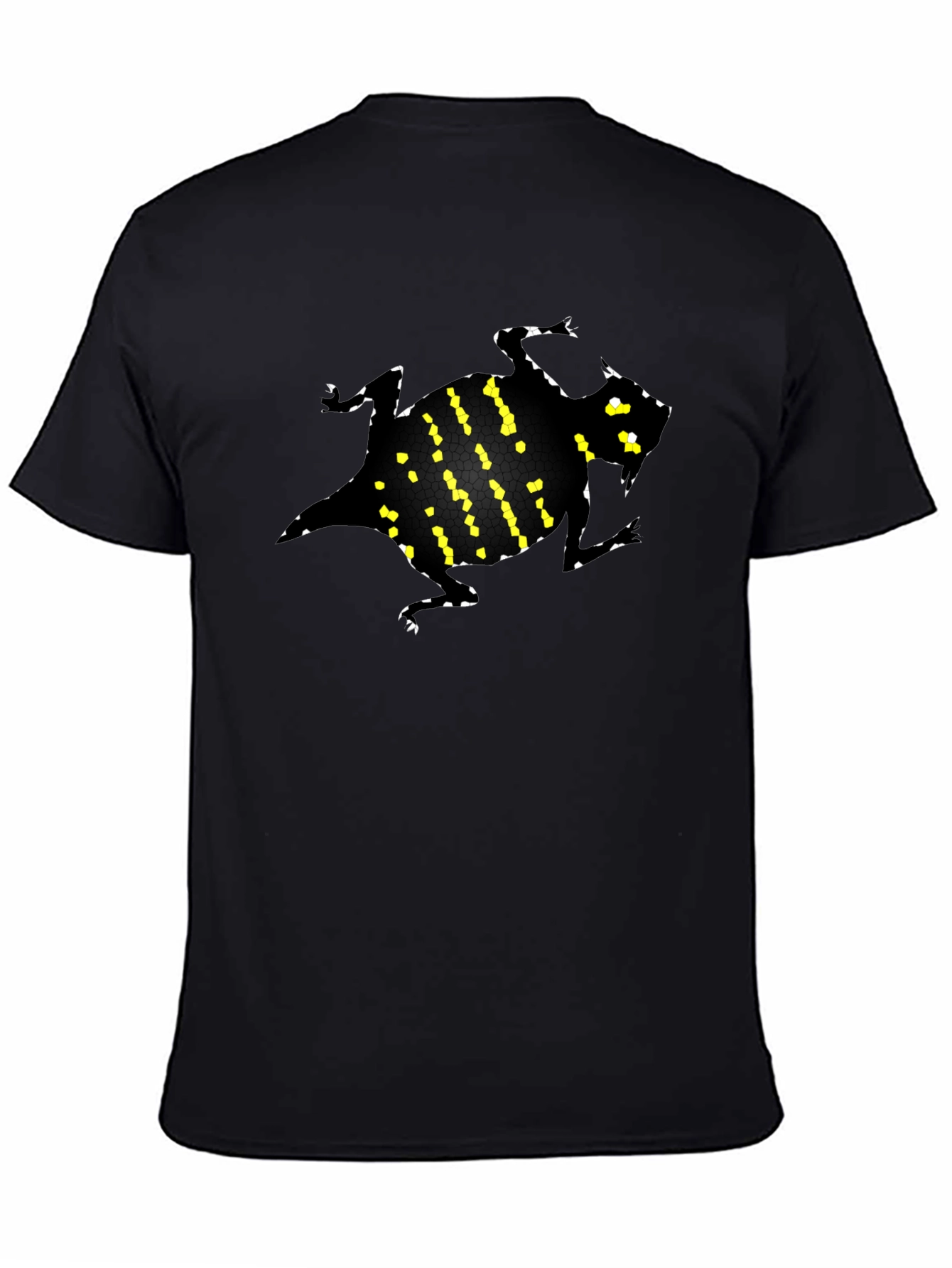 Black T-Shirt with Unique Frog Graphic