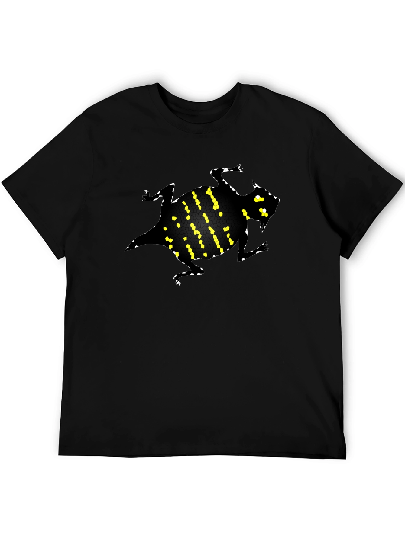 Black T-Shirt with Unique Frog Graphic