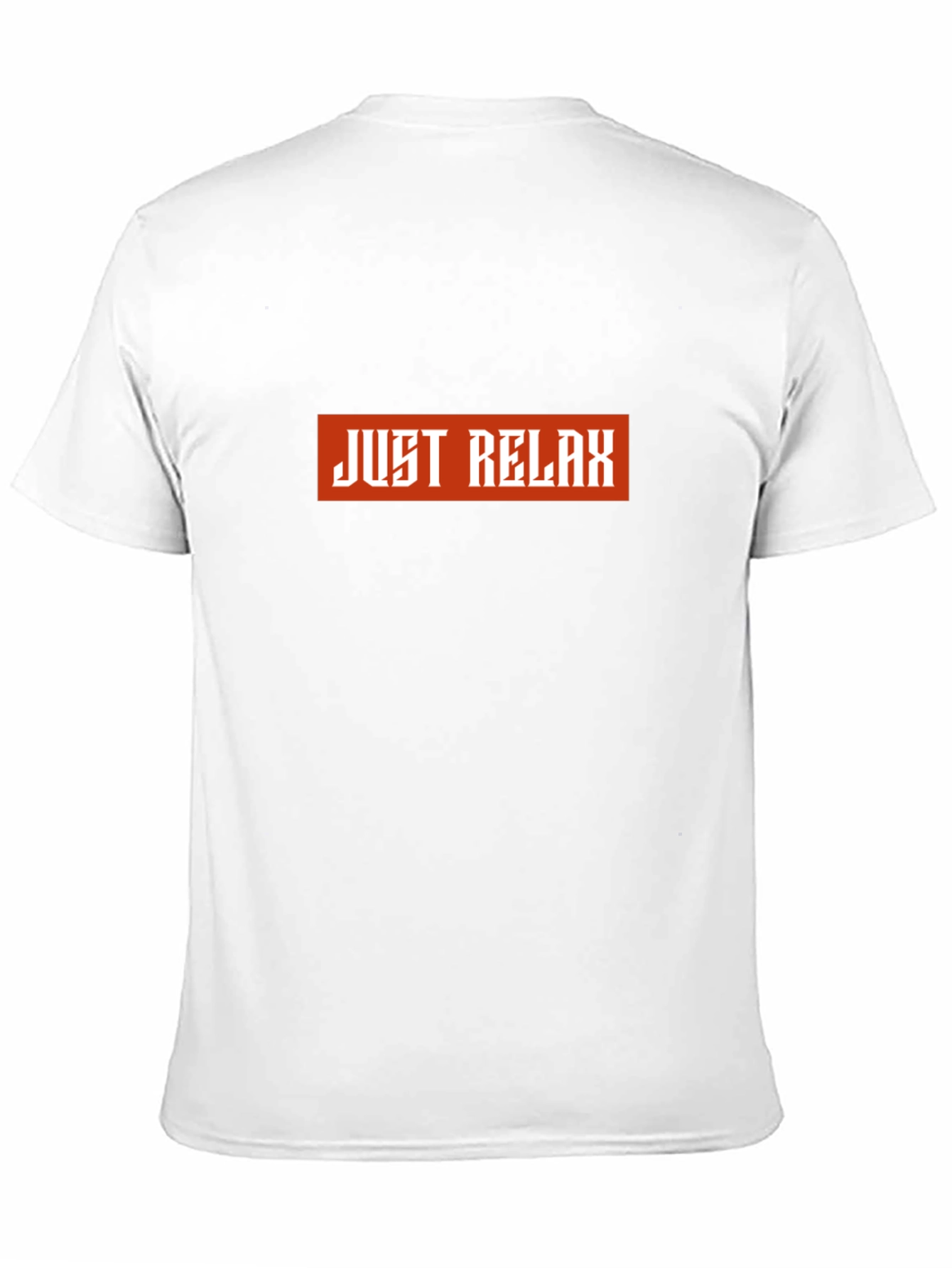 Just Relax Black Graphic Tee