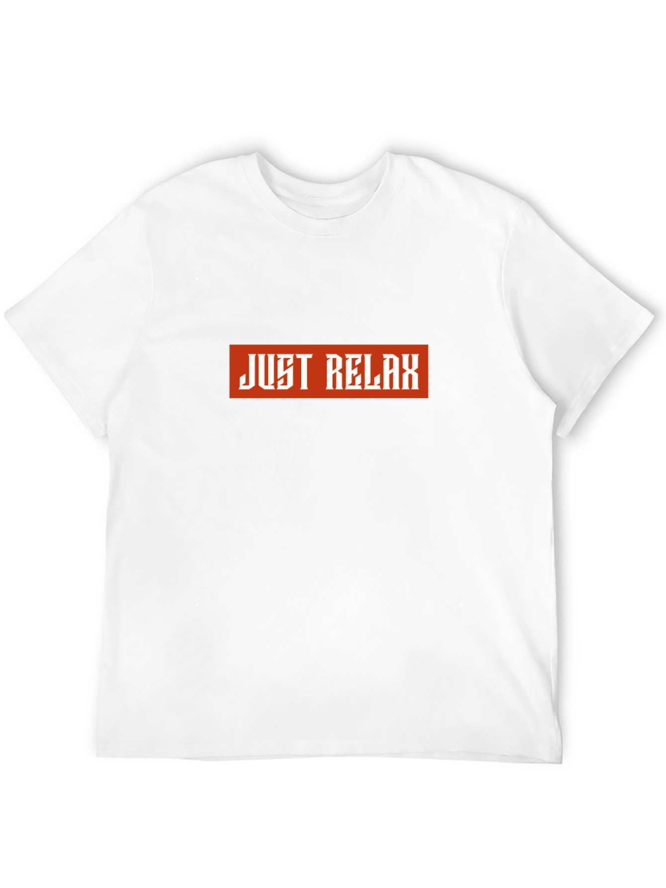 Just Relax Black Graphic Tee