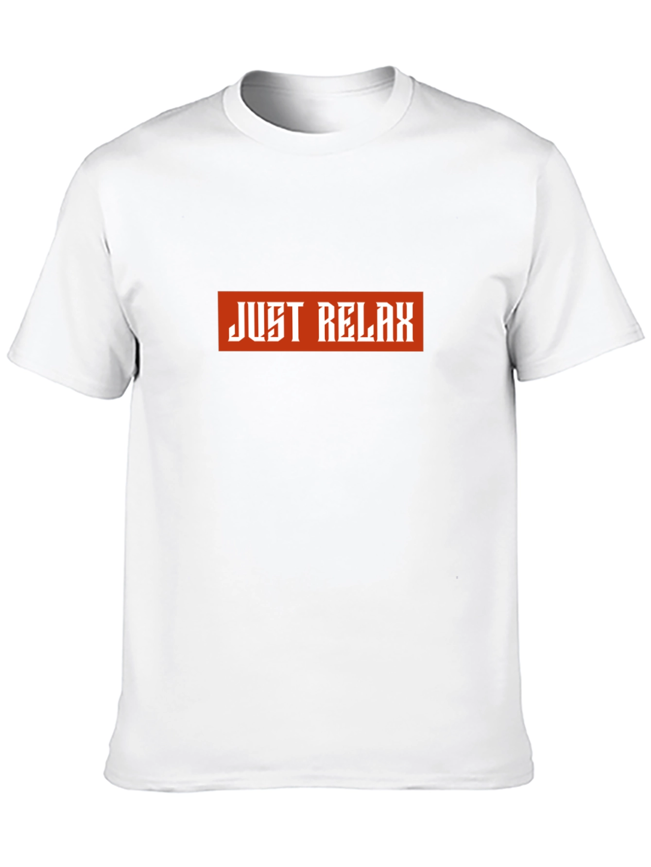 Just Relax Black Graphic Tee
