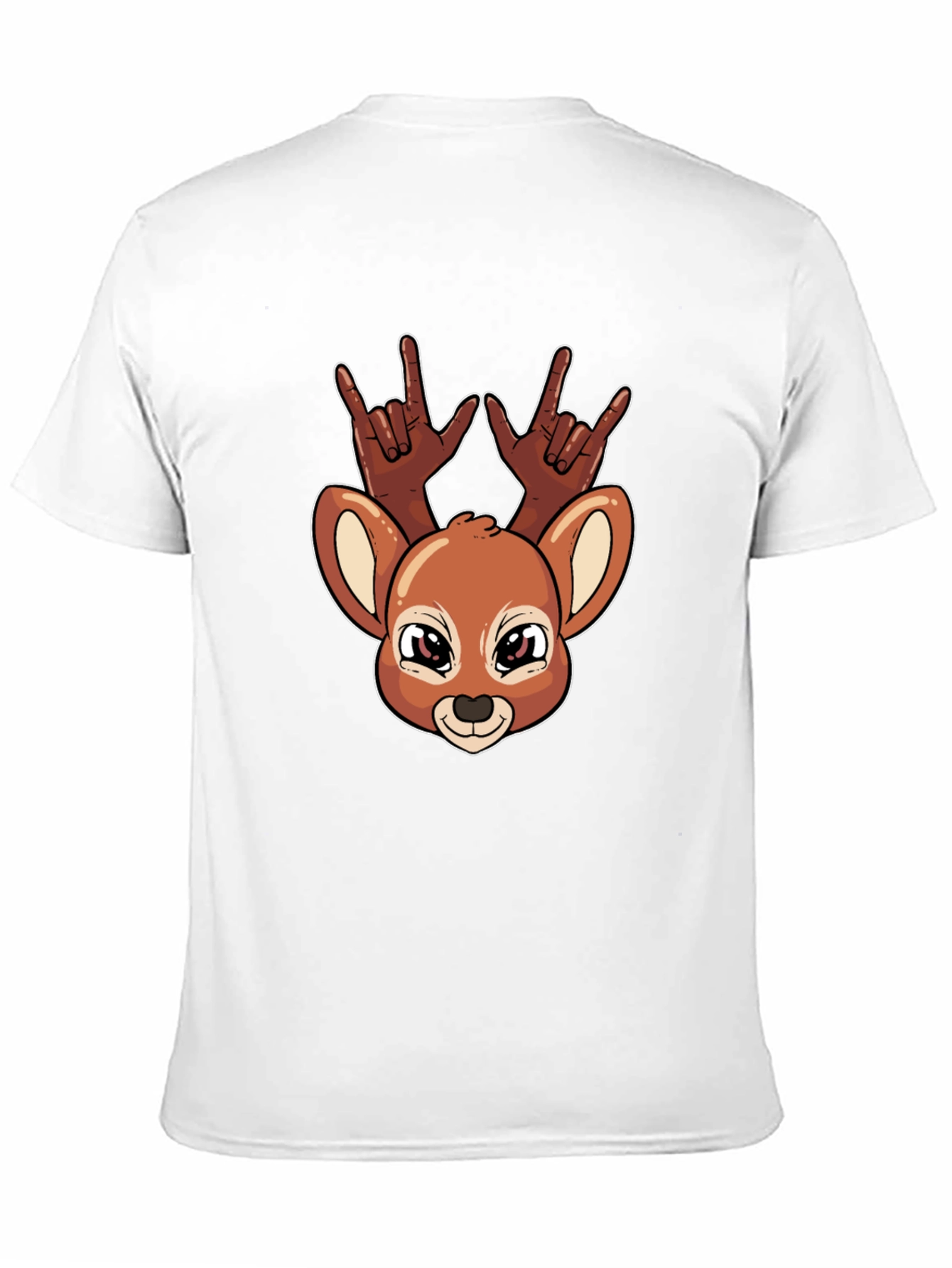 Deer Rock On Graphic T-Shirt