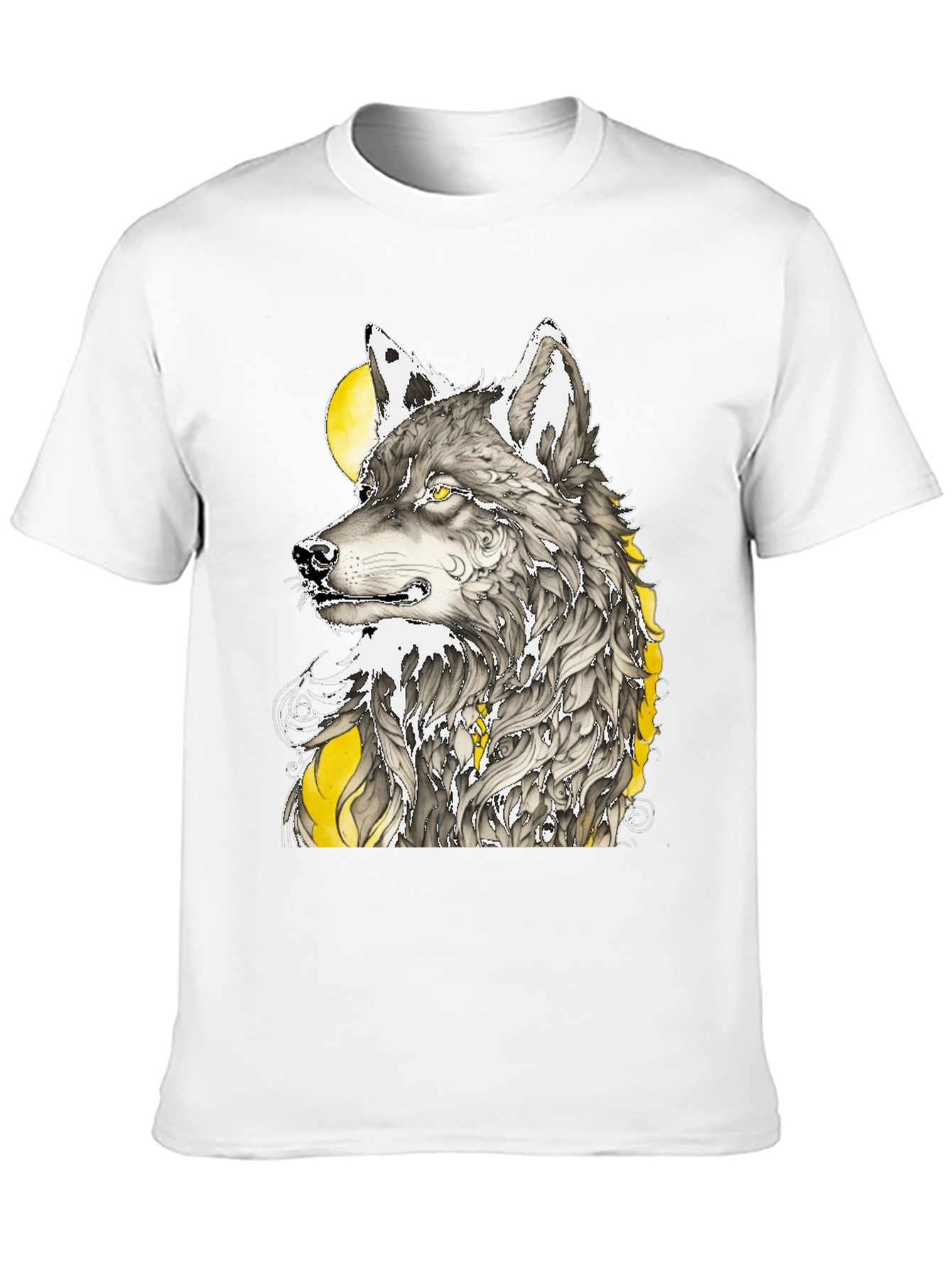 Wolf Graphic Print T-Shirt