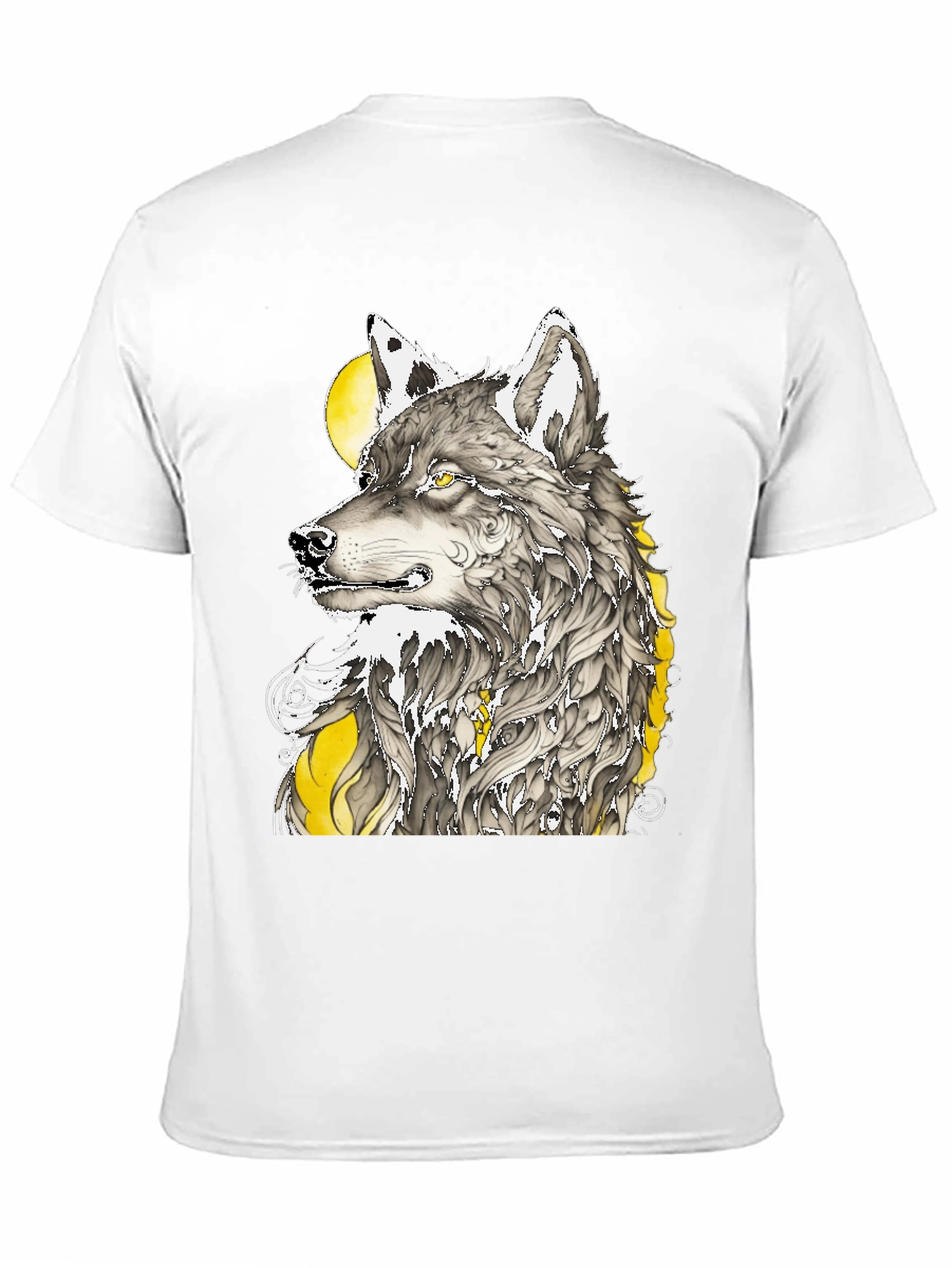 Wolf Graphic Print T-Shirt