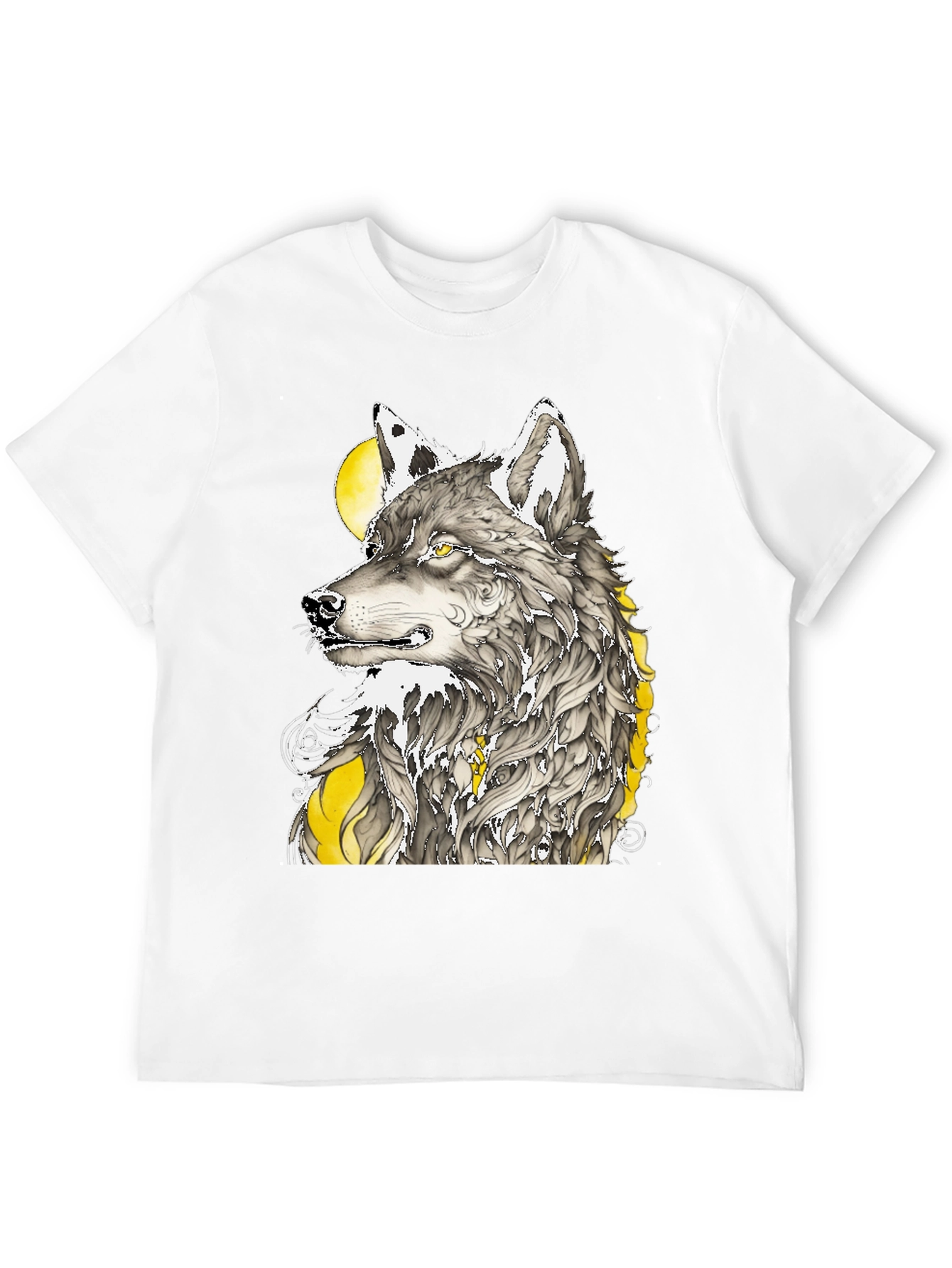 Wolf Graphic Print T-Shirt