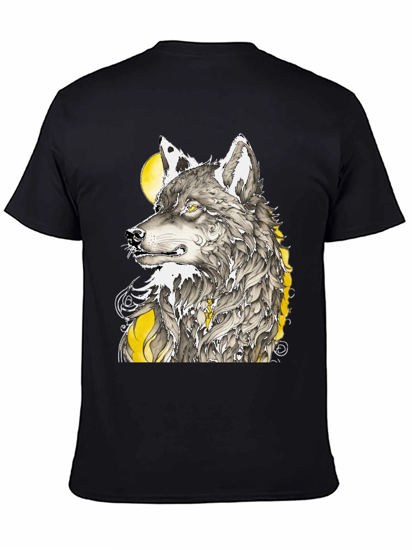 Wolf Graphic Print T-Shirt