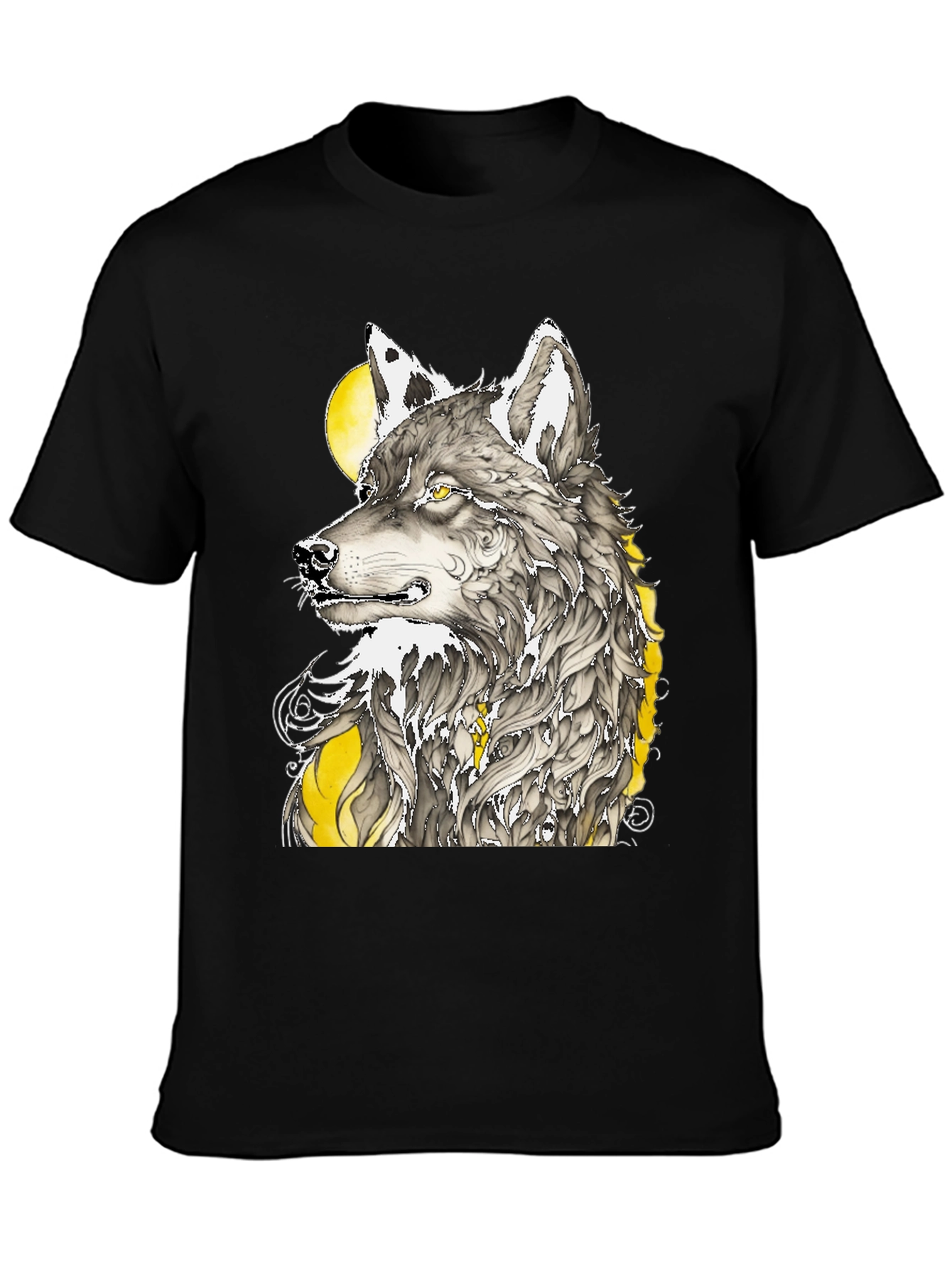 Wolf Graphic Print T-Shirt