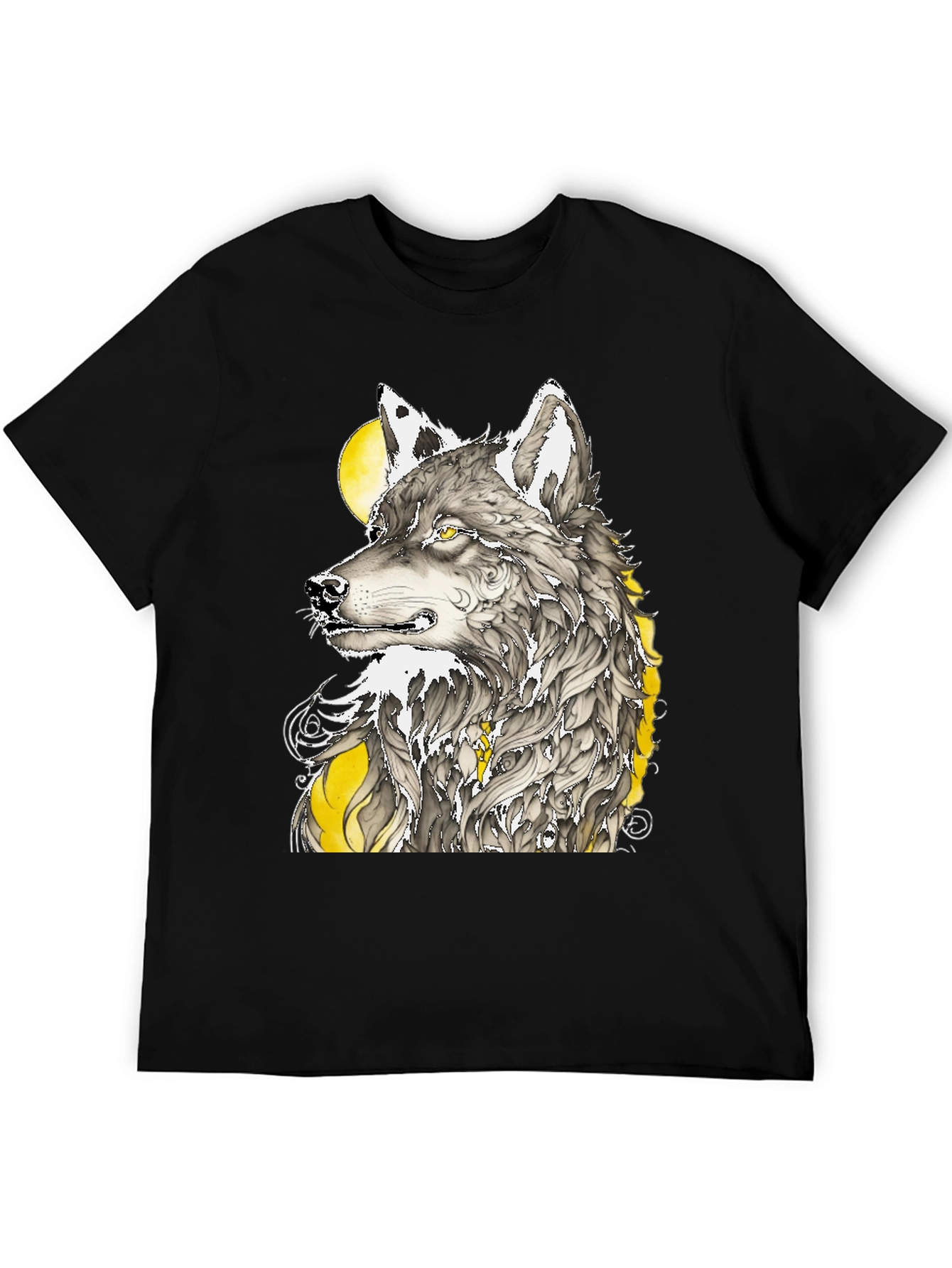 Wolf Graphic Print T-Shirt