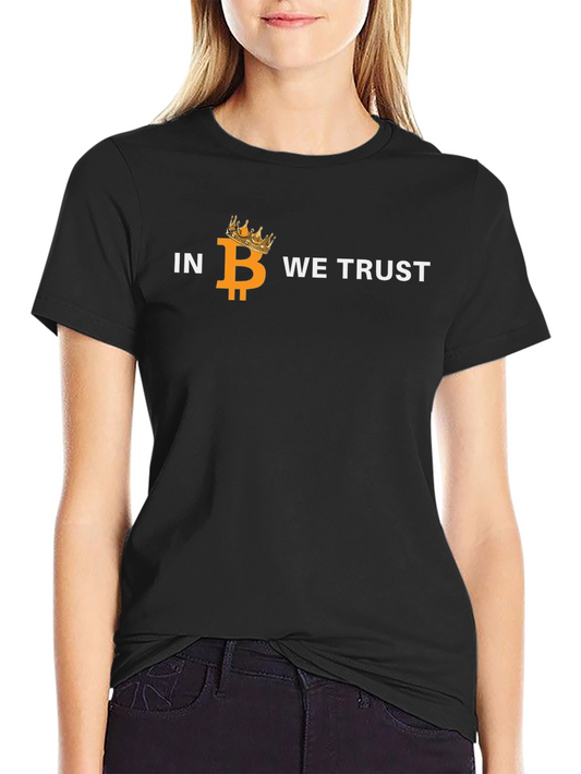 Bitcoin King T-Shirt - In B We Trust Crypto Tee