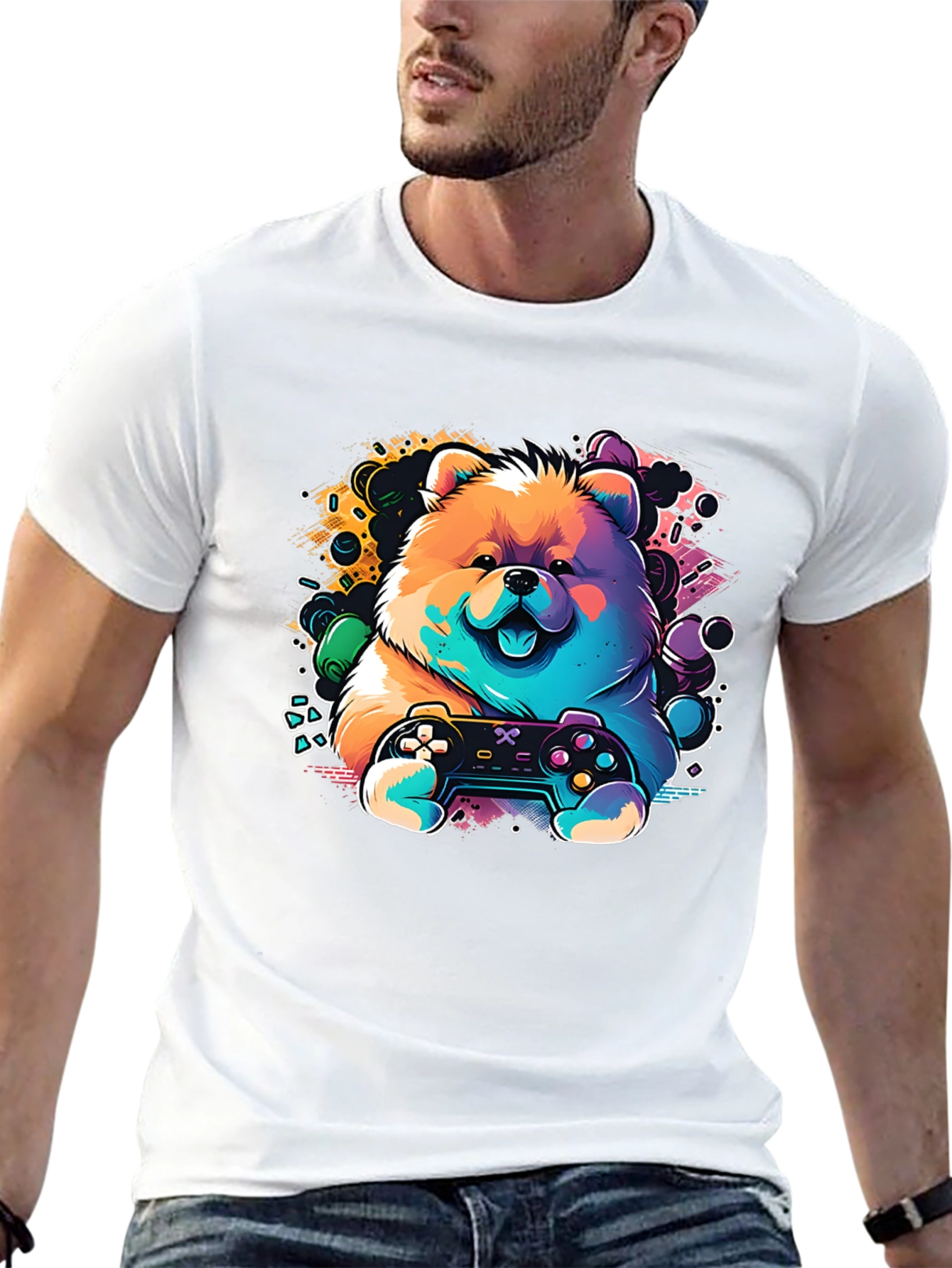 Gamer Dog T-Shirt