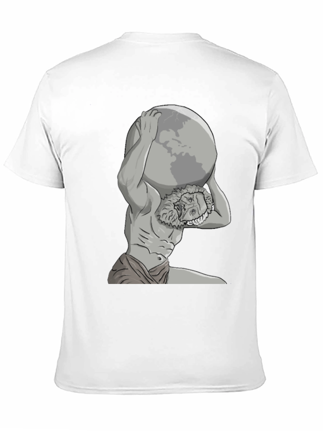 Atlas Globe T-Shirt - Black Graphic Tee