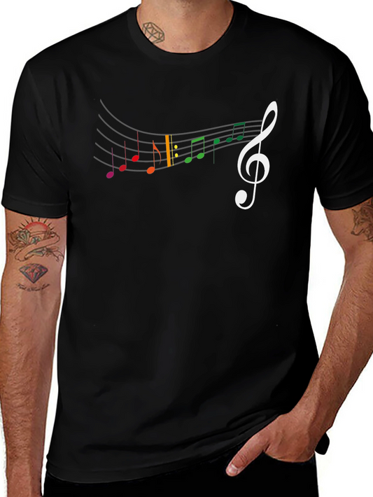 Musical Notes T-Shirt - Colorful Music Design