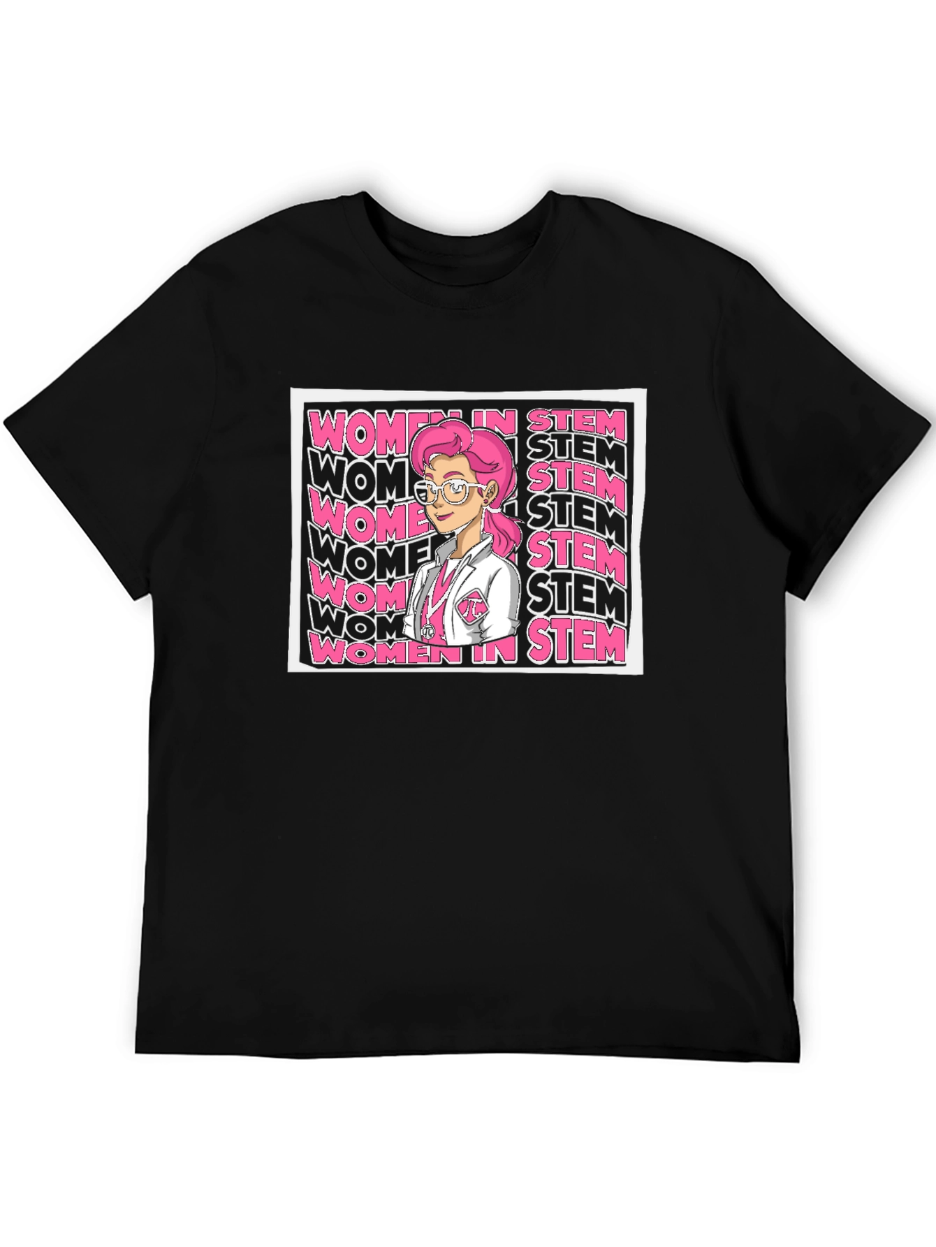 Women in STEM Black T-Shirt