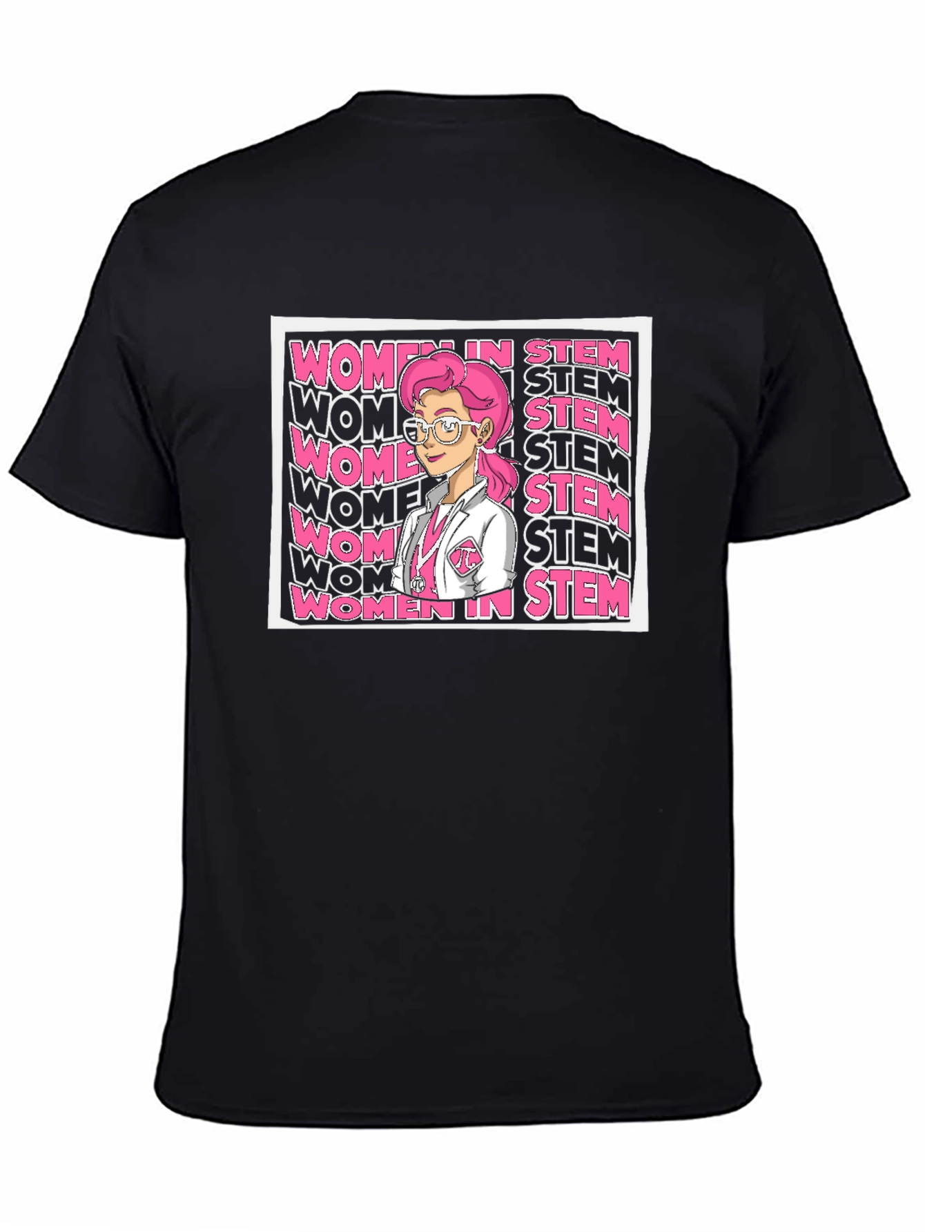 Women in STEM Black T-Shirt