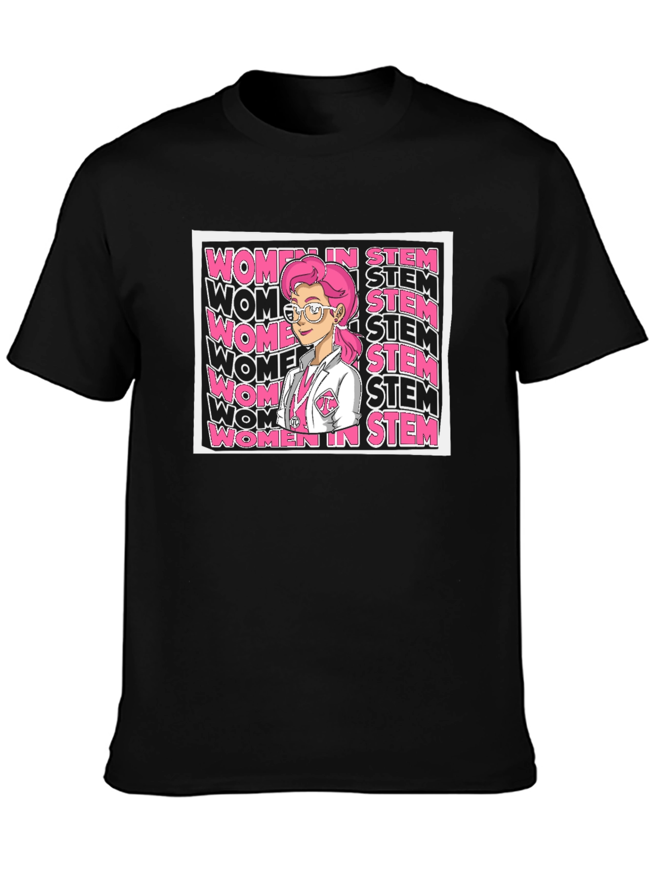 Women in STEM Black T-Shirt