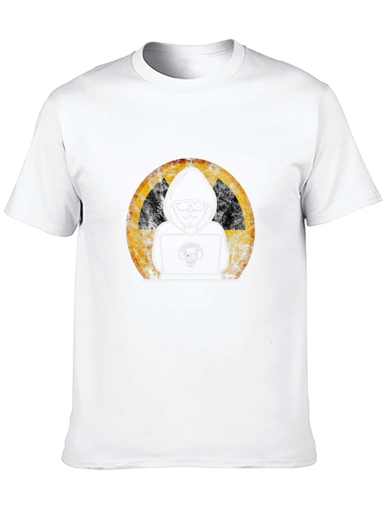 Hacker Graphic T-Shirt - Radioactive Symbol