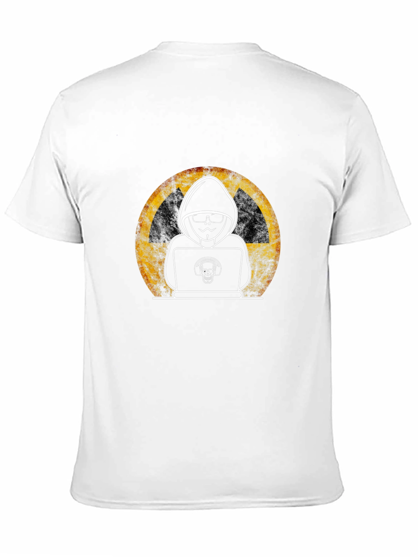 Hacker Graphic T-Shirt - Radioactive Symbol