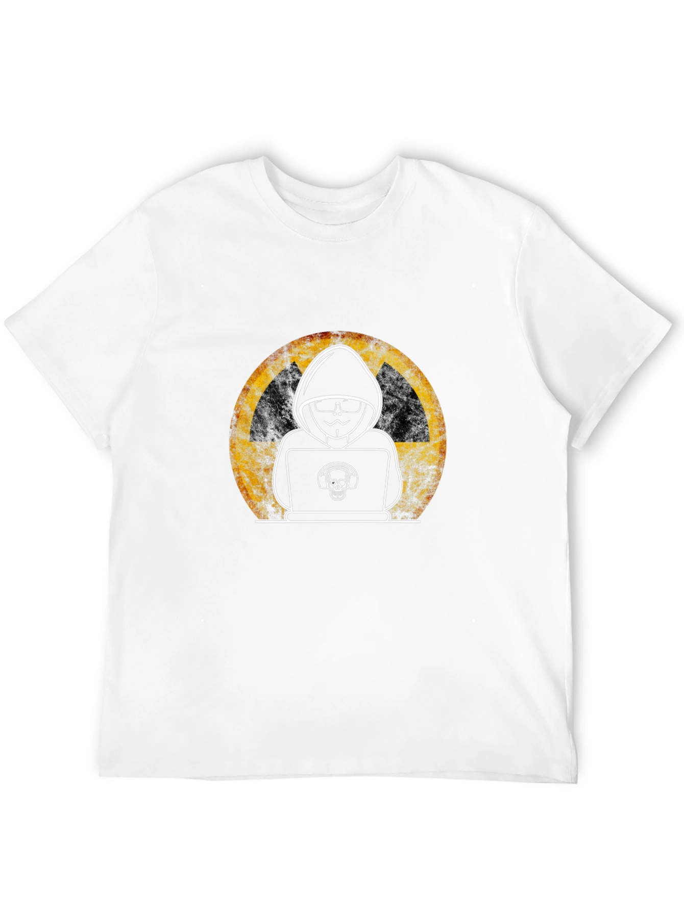 Hacker Graphic T-Shirt - Radioactive Symbol