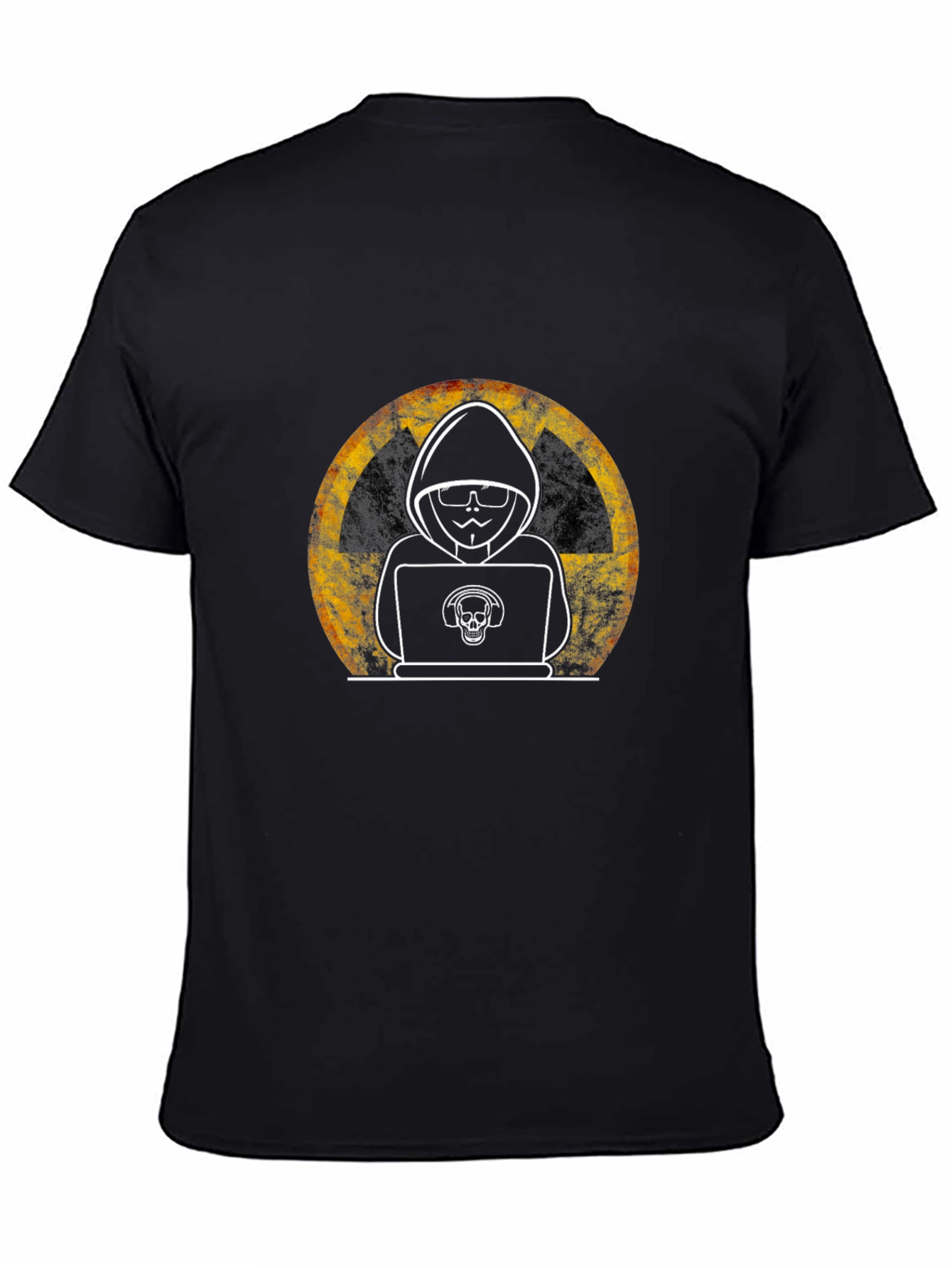 Hacker Graphic T-Shirt - Radioactive Symbol