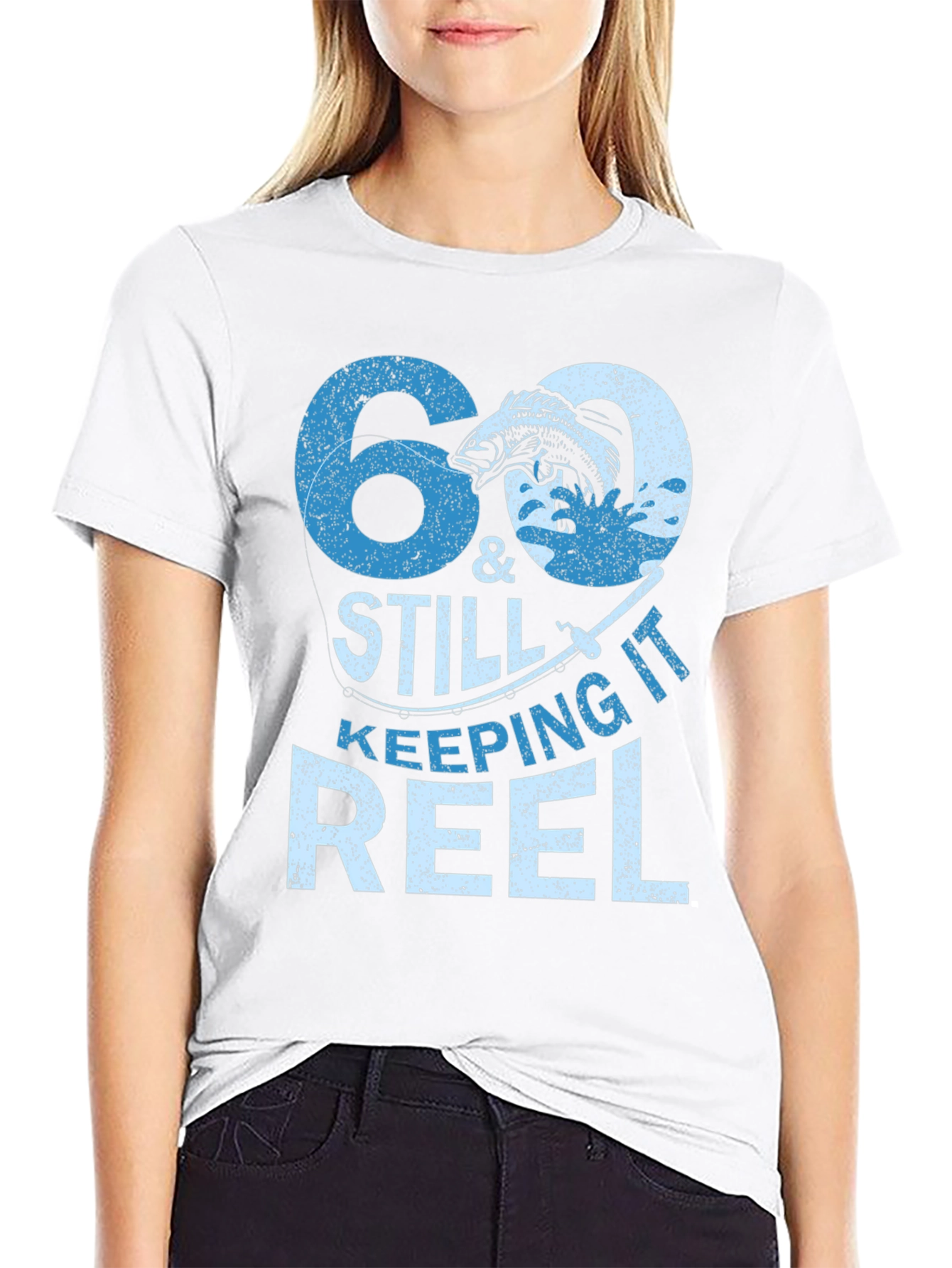 60 & Still Keeping It Reel Fishing T-Shirt