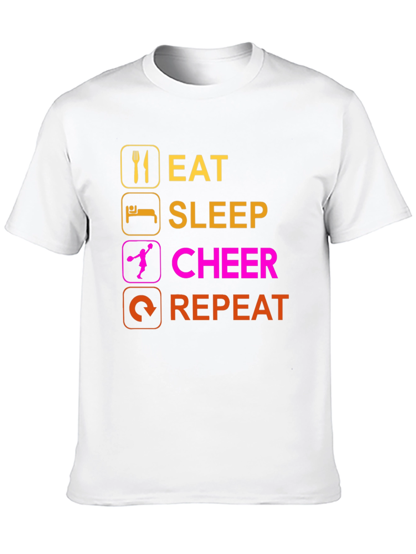 Eat Sleep Cheer Repeat T-Shirt